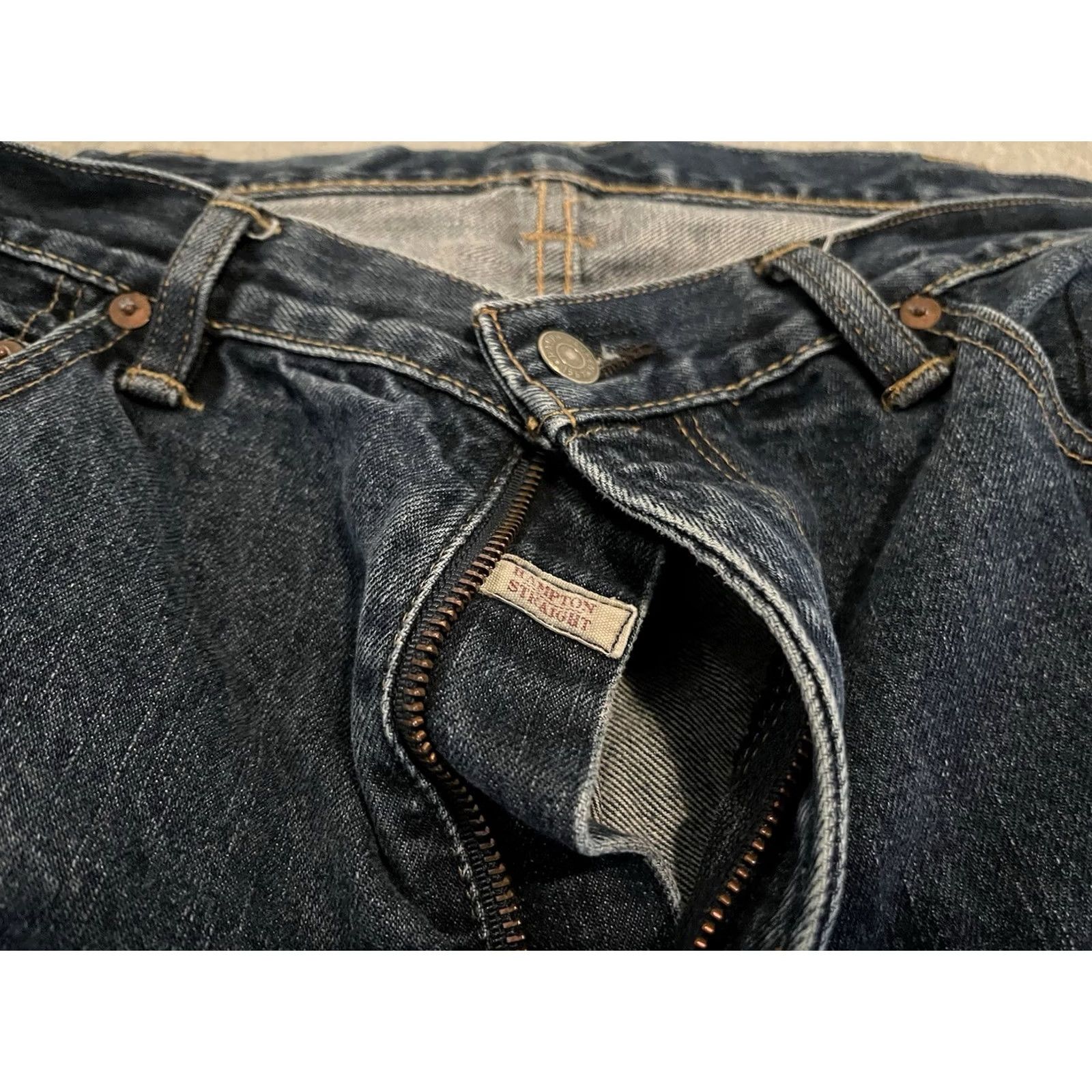 Polo Ralph Lauren Polo Ralph Lauren Jeans Mens 38x36 Denim Straight Zip Inseam 36 Blue Cotton Label Hampton Straight Denim Jeans Mens 38x36 Size US M / EU 48-50 / 2 - 2 Thumbnail