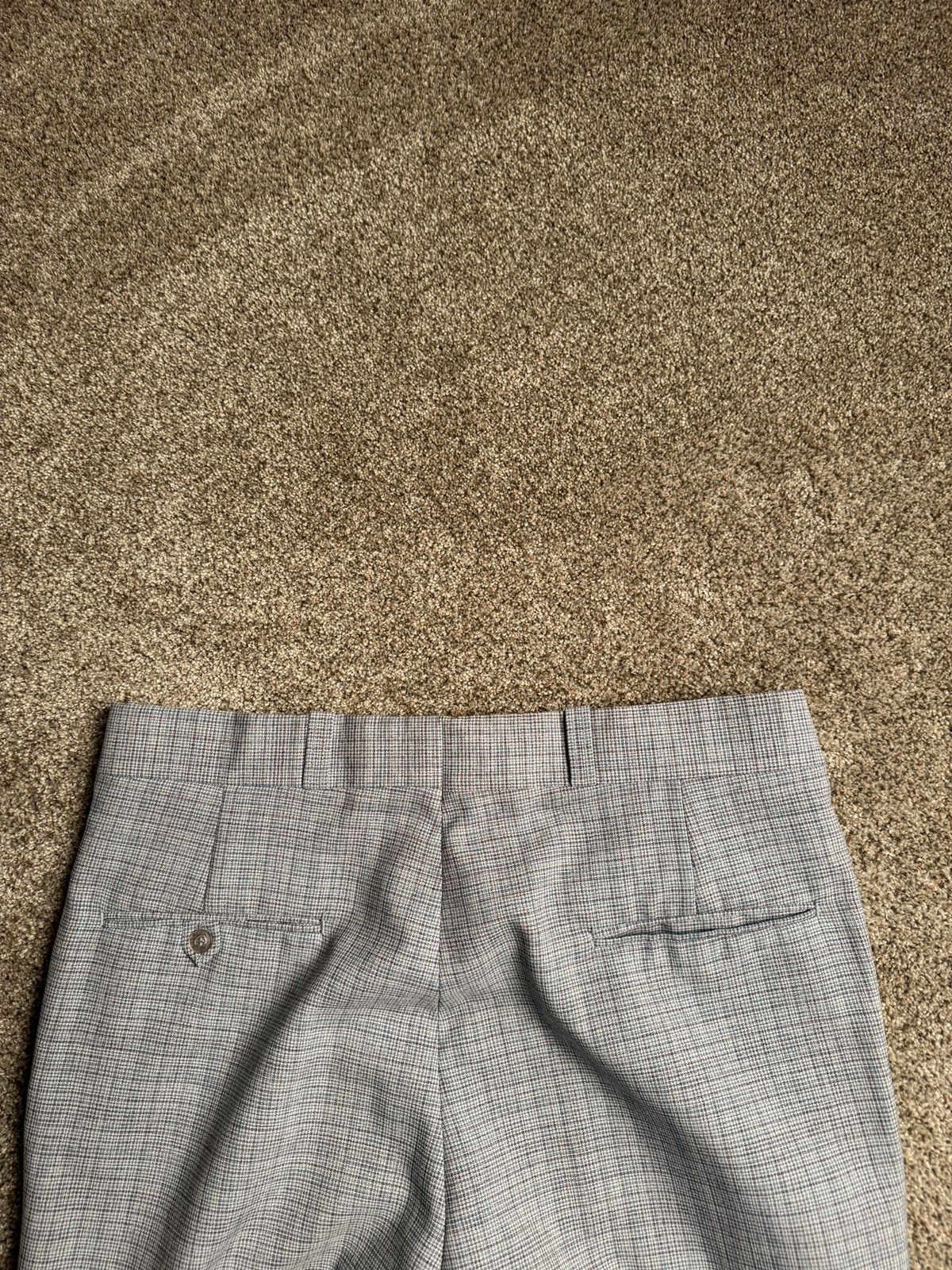 Vintage VINTAGE BABY BLUE PLAID TROUSERS Size US 32 / EU 48 - 6 Thumbnail