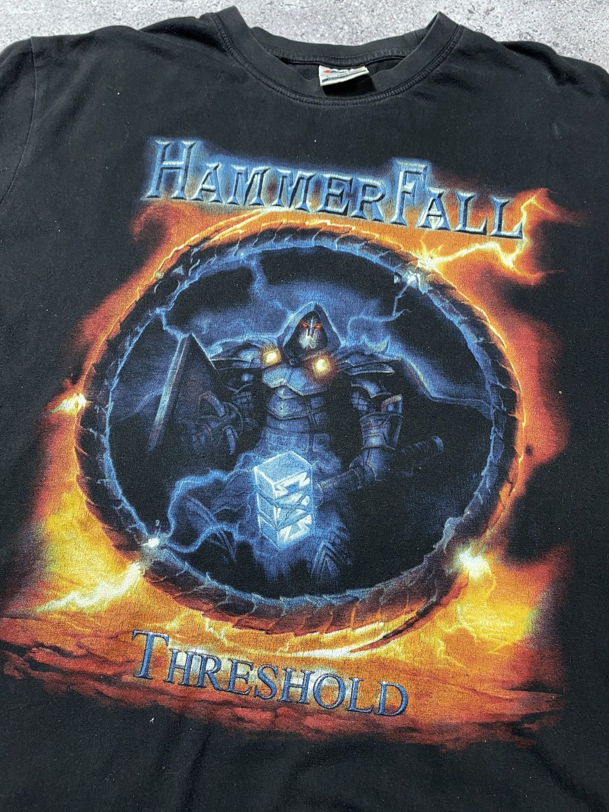 Band Tees × Vintage Vintage HAMER FALL Threahold rock band Tees Size US L / EU 52-54 / 3 - 7 Thumbnail