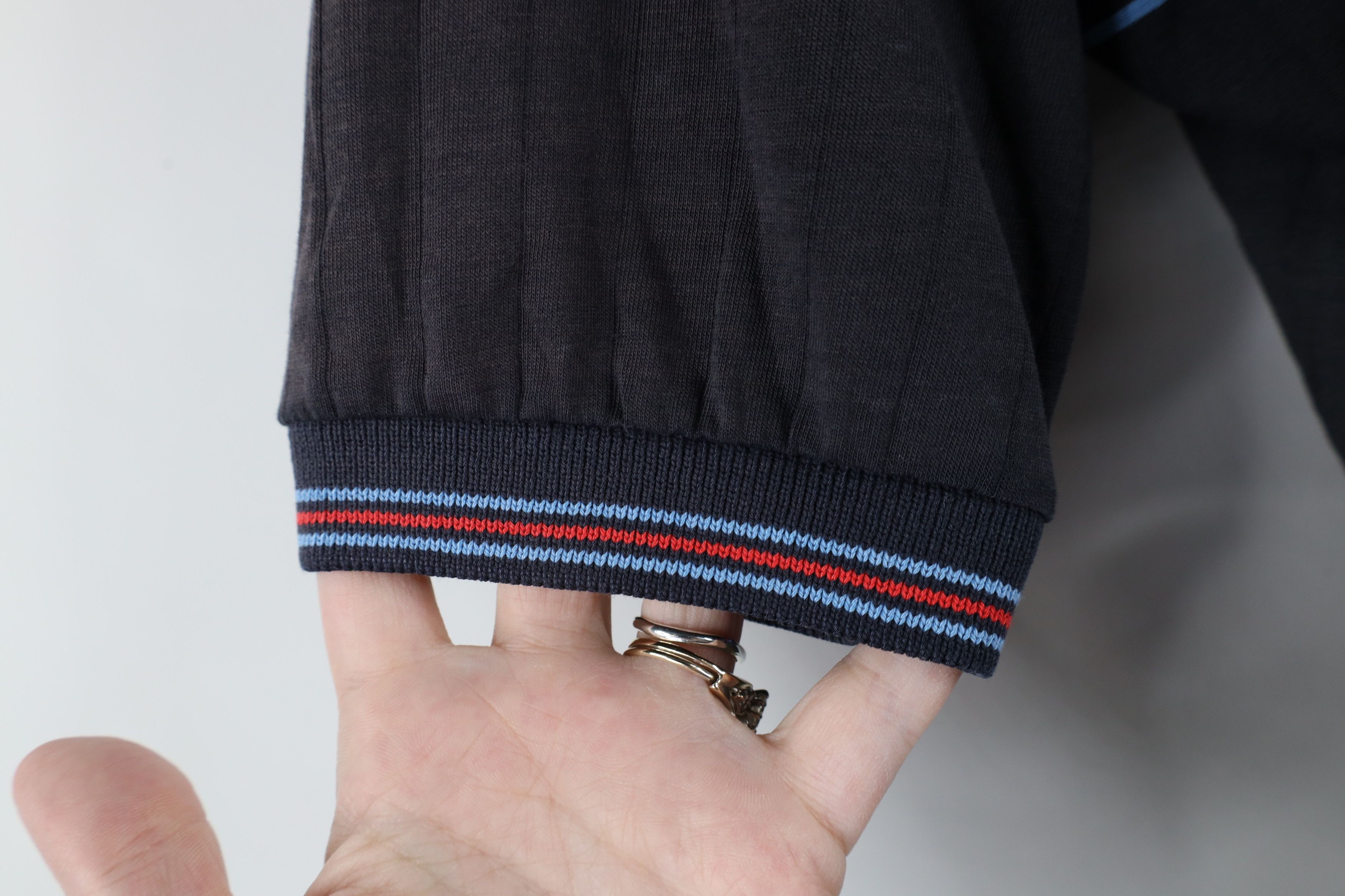 Vintage Vintage 70s Streetwear Sun Faded Striped Collared Polo USA Size US L / EU 52-54 / 3 - 5 Thumbnail