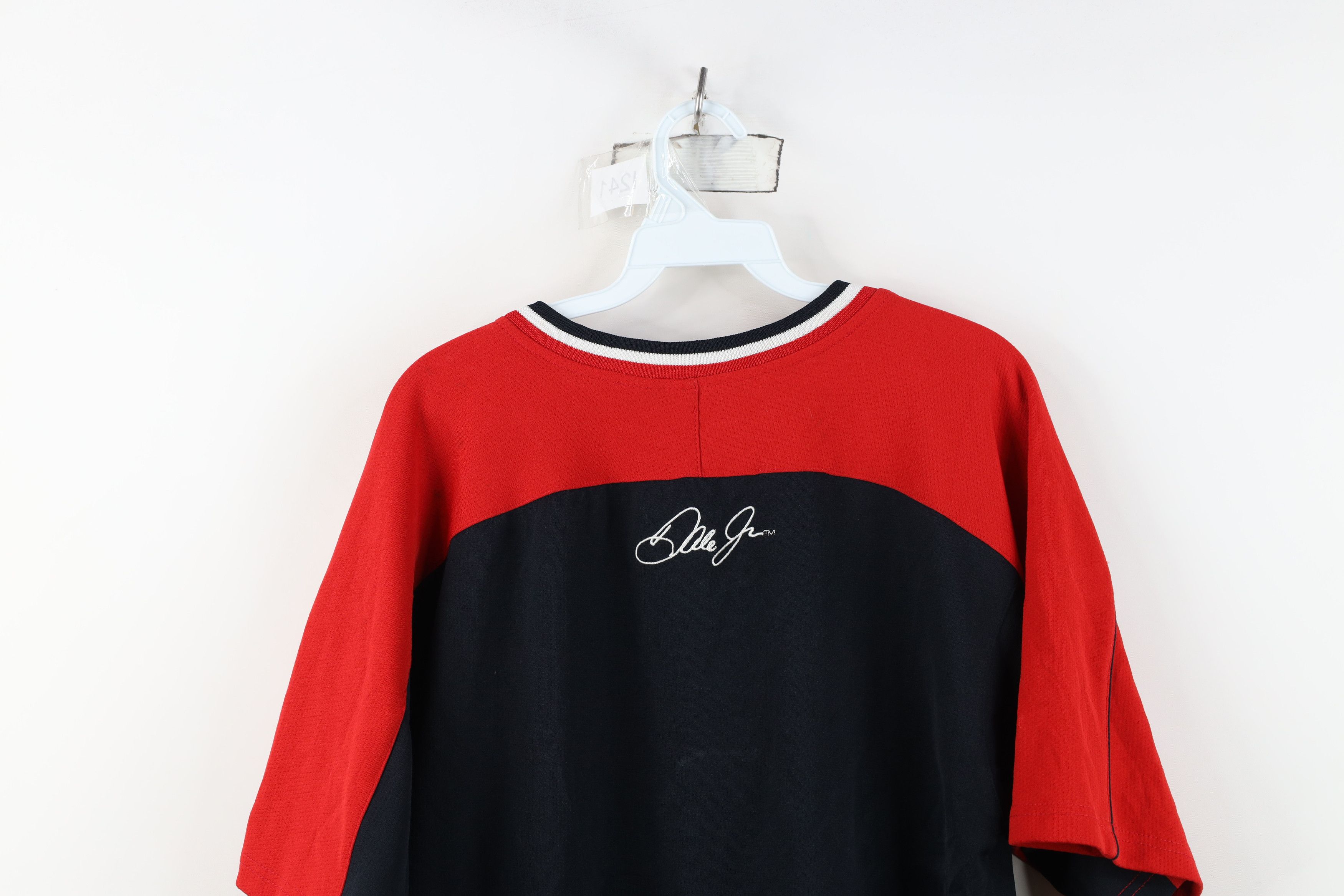 Vintage Vintage NASCAR Jr Budweiser Racing Jersey T-Shirt Red Size US L / EU 52-54 / 3 - 14 Thumbnail