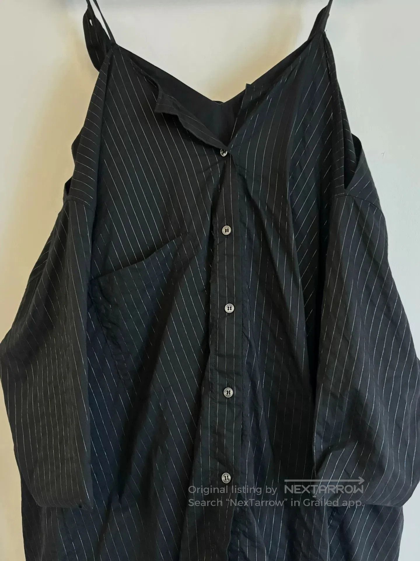 Maison Margiela black deconstructed shirt dress by margiela. Size S / US 4 / IT 40 - 3 Thumbnail