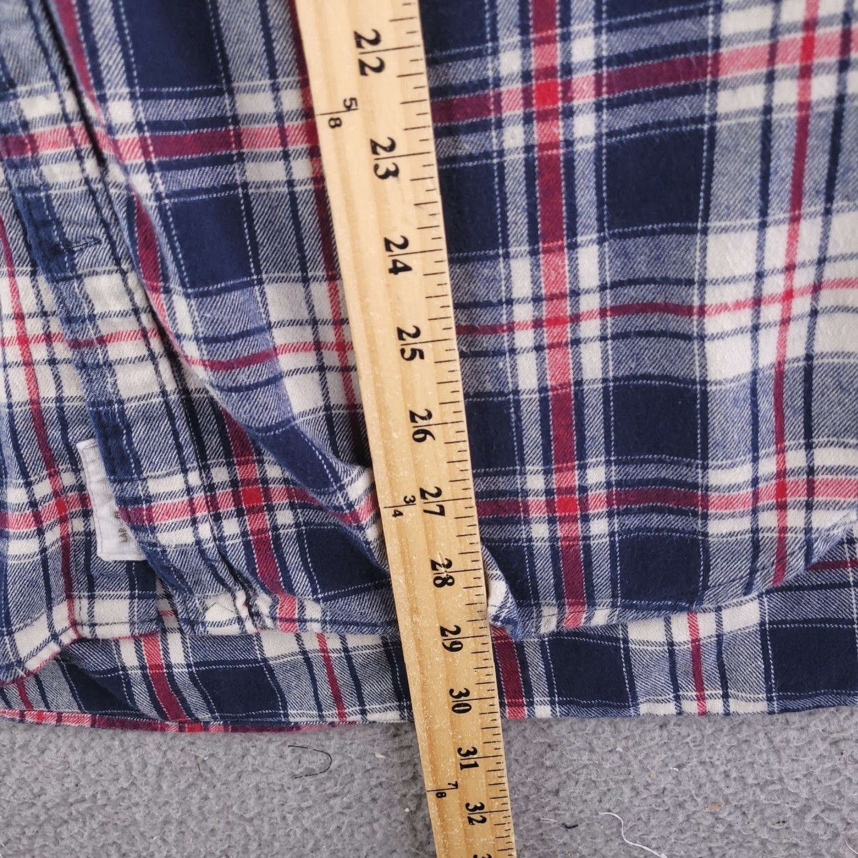 H&M H&M Logg Shirt XL Slim Blue Flannel Button-Up Long Sleeve Mens Casual Cotton Size US XL / EU 56 / 4 - 7 Thumbnail