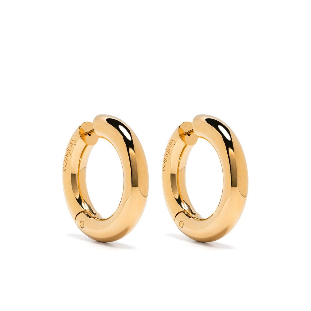 Saint Laurent Paris Saint Laurent GOLD Earrings Size ONE SIZE - 1 Thumbnail