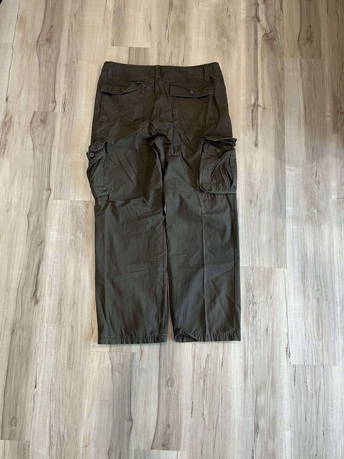 Mossimo × Vintage Y2K mossimo wide leg cargo pants Size US 39 - 2 Thumbnail