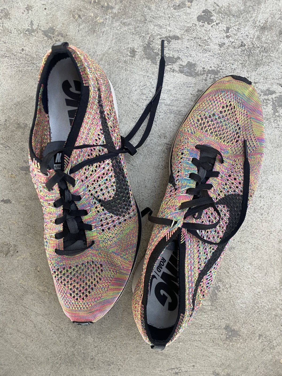Nike Nike Flyknit Racer 3.0 Multi-Color 2016 Size US 10.5 / EU 43-44 - 6 Thumbnail