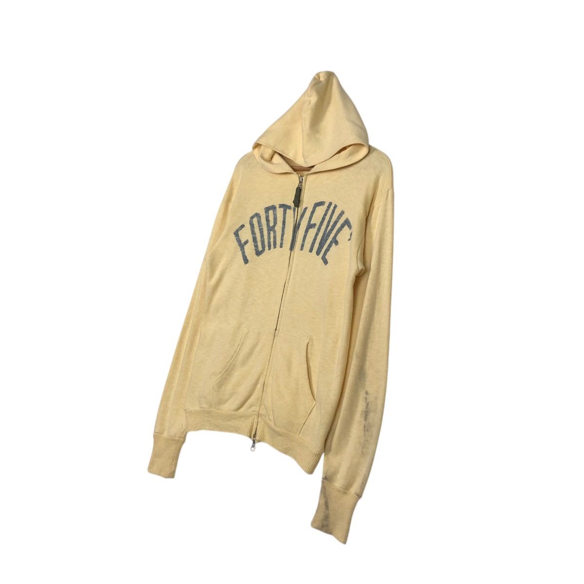 45rpm 📌Vintage Zipper Jacket Hoodie 45Rpm Big Logo Spell Out Size US M / EU 48-50 / 2 - 3 Thumbnail