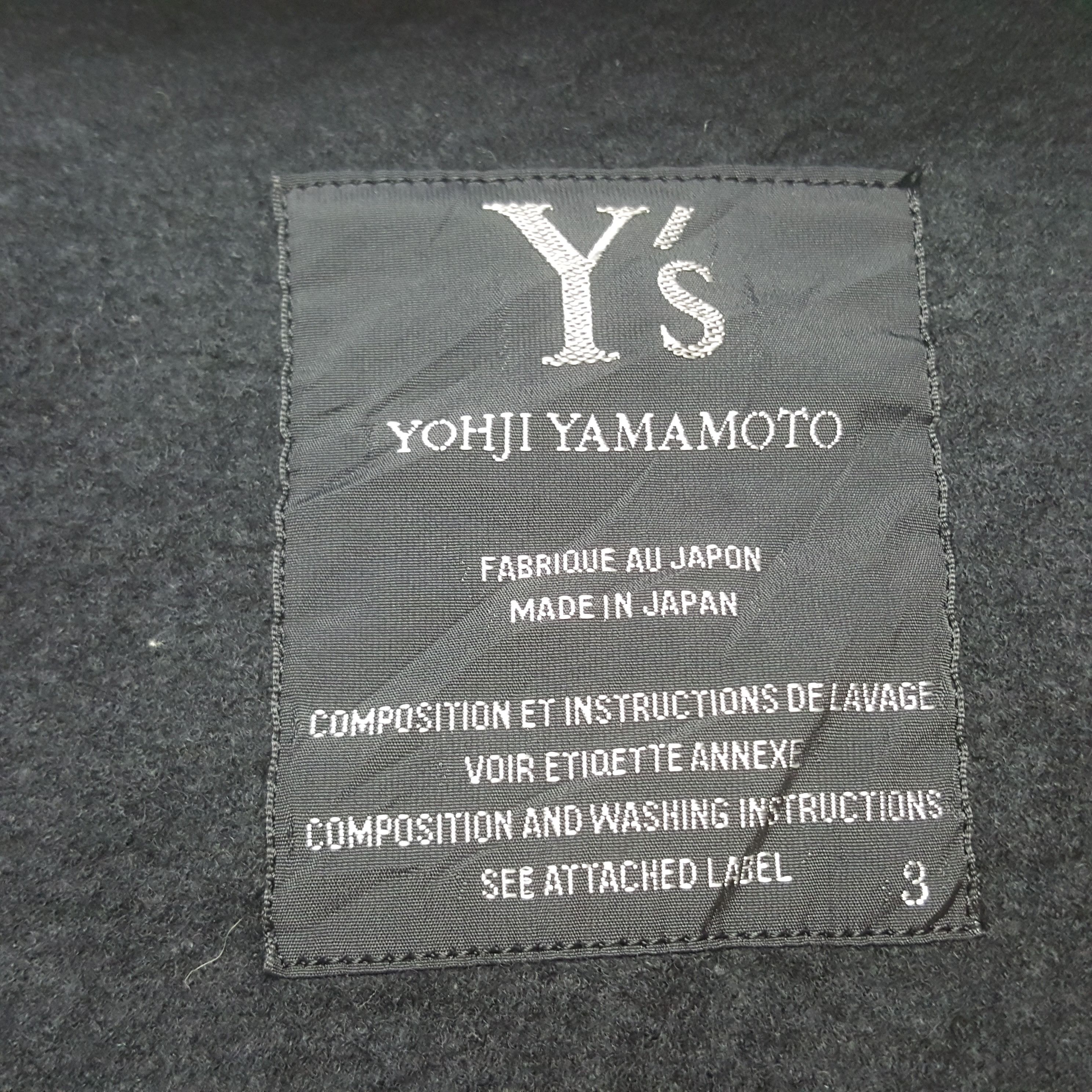 Yohji Yamamoto Vintage Y's by Yohji Yamamoto Japanese Trench Jacket C300N20 Size US M / EU 48-50 / 2 - 6 Thumbnail