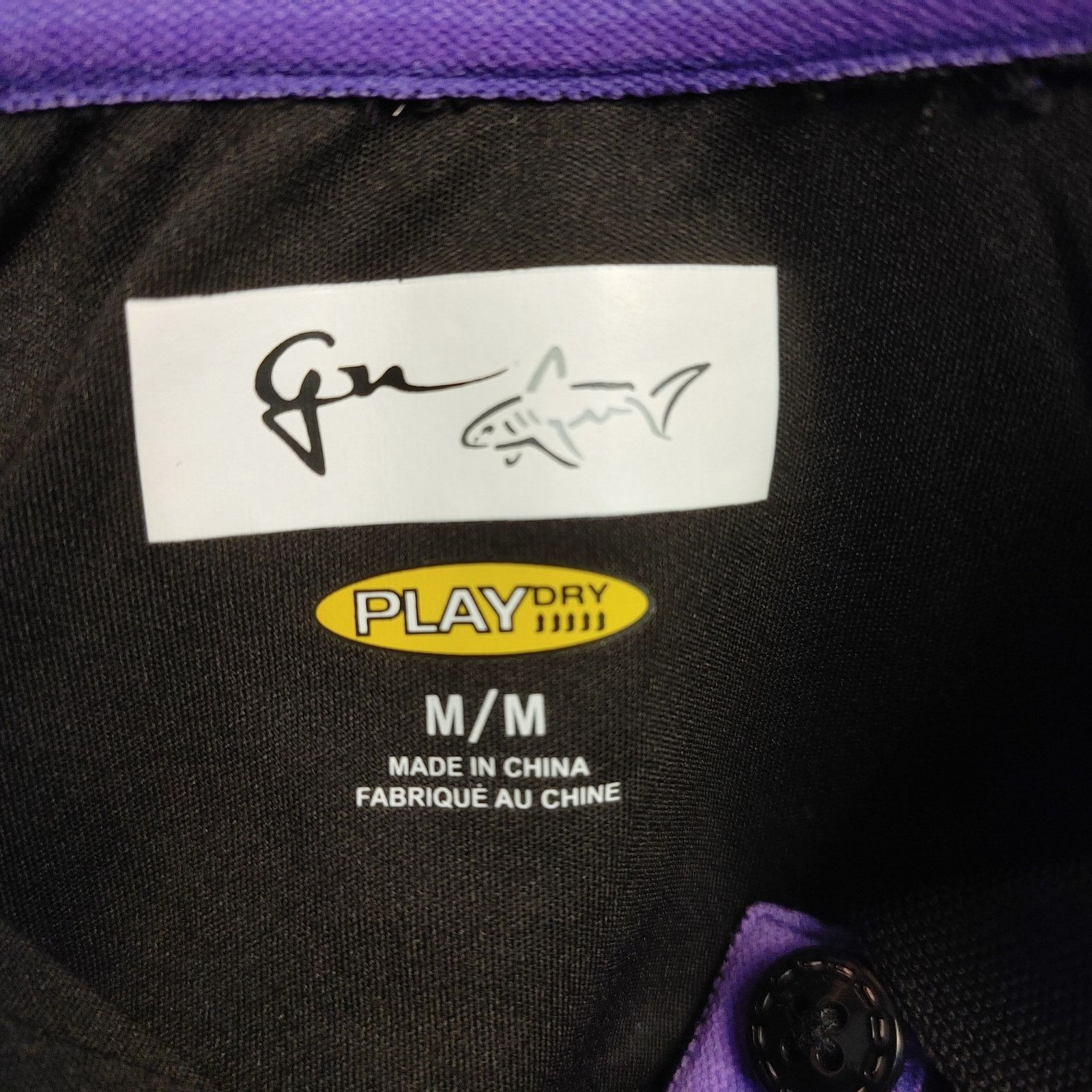 Greg Norman Greg Norman Women's M/M Black 3/4 Bttn Short Sleeve Polo Size M / US 6-8 / IT 42-44 - 3 Thumbnail
