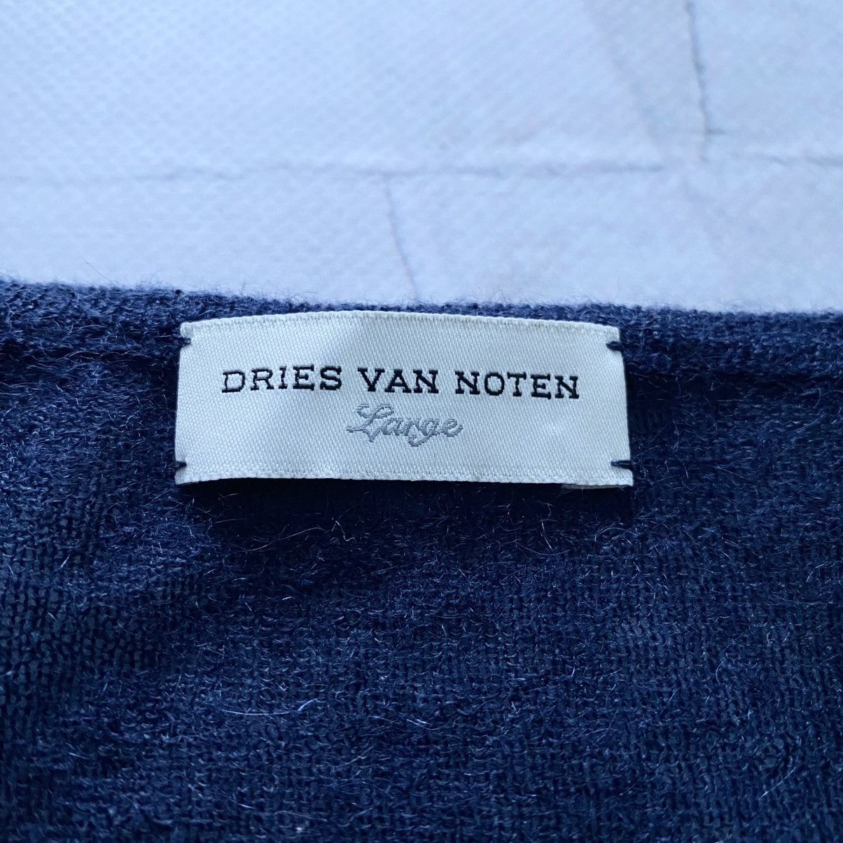Dries Van Noten Dries Van Noten V-neck Cashmere Mohair Distressed Sweater Size US L / EU 52-54 / 3 - 8 Thumbnail