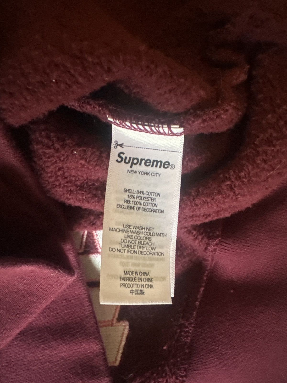 Supreme Supreme Overlock Hooded Sweatshirt Size L Size US L / EU 52-54 / 3 - 3 Thumbnail