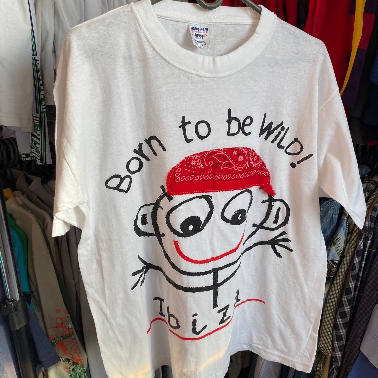 Cartoon Network × Vintage Vintage Danny Firts Born To Be Wild Ibiza 90’s cartoon tee Size US M / EU 48-50 / 2 - 2 Thumbnail