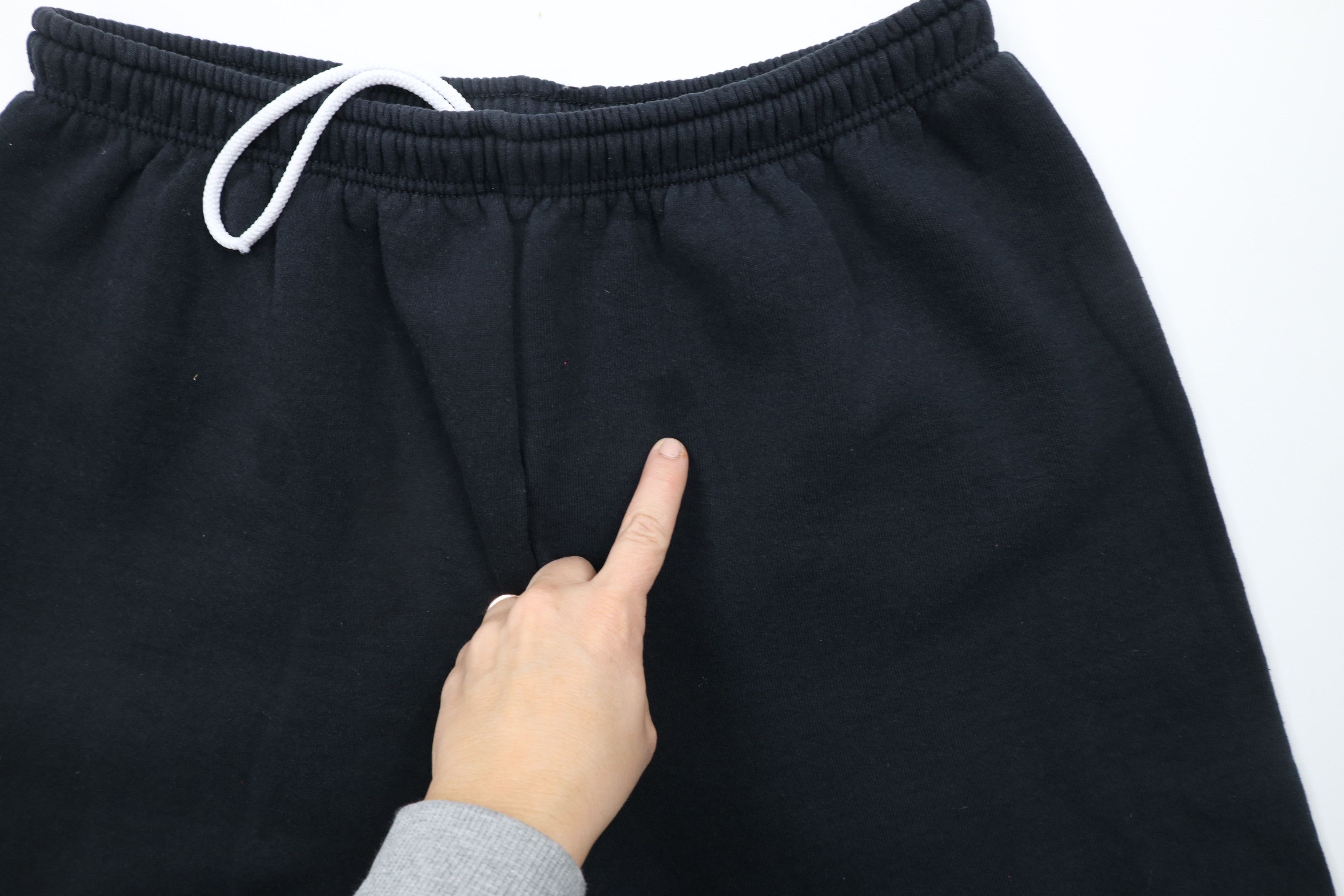 Vintage Vintage 90s Streetwear Heavyweight Sweatpants Joggers Black Size US 38 / EU 54 - 5 Thumbnail