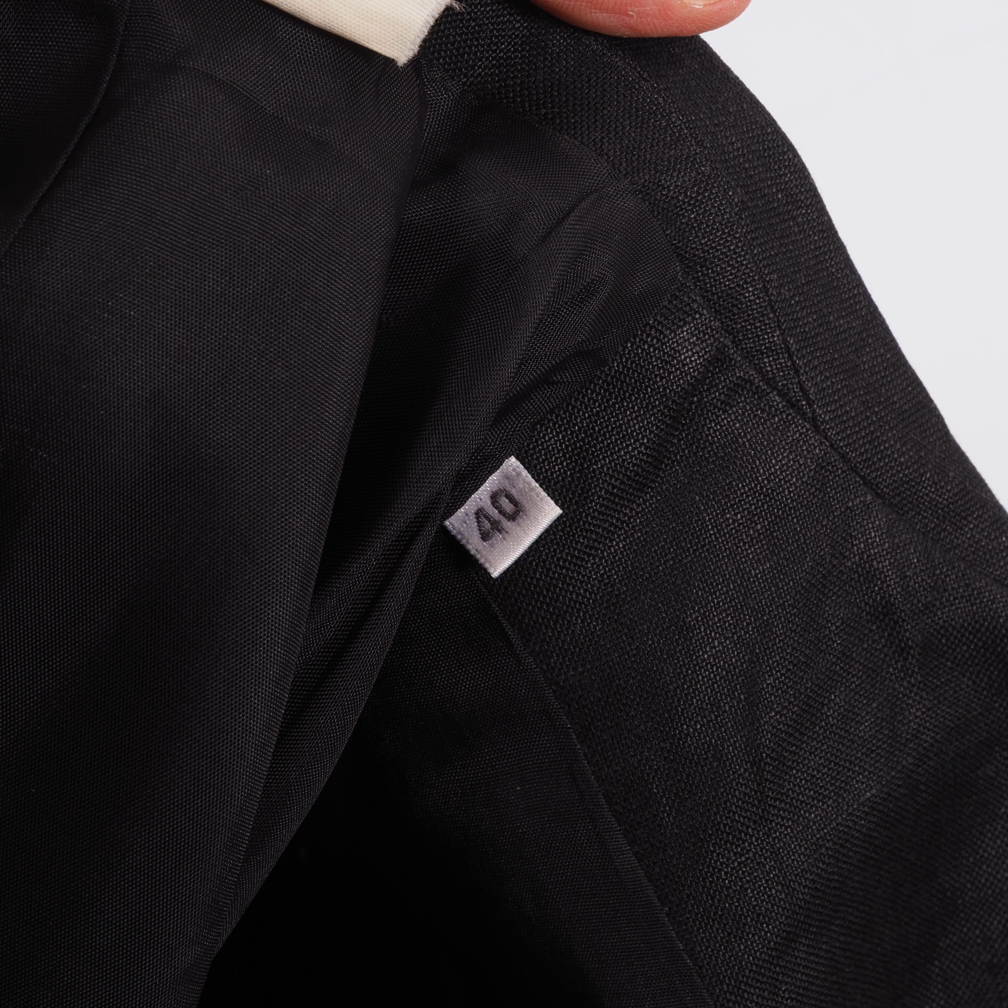 Versace × Vintage GIANNI VERSACE V2 Vintage Black Skirt Blazer Jacket Suit Set Size S / US 4 / IT 40 - 11 Thumbnail