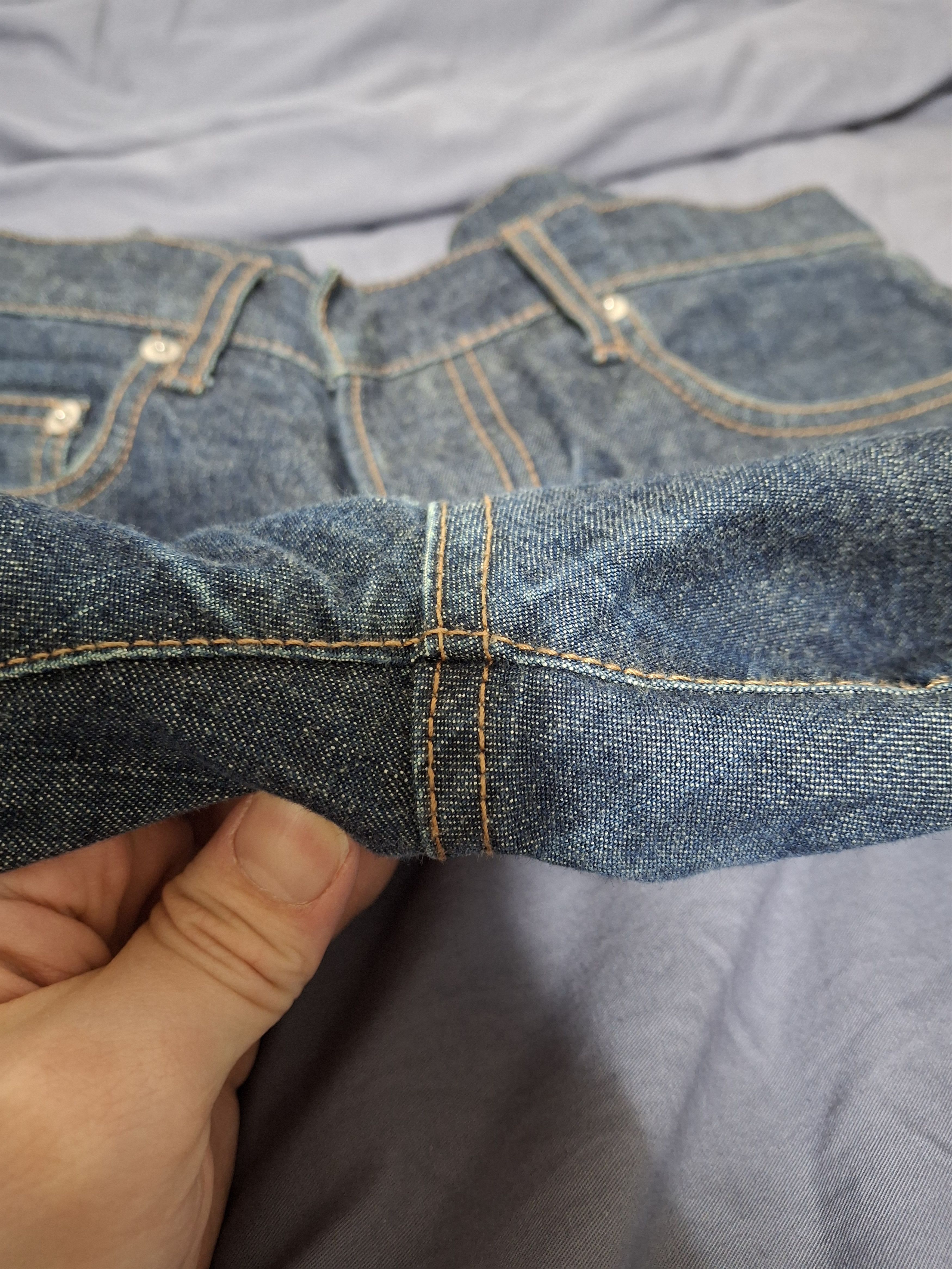 Dior [30] Dior Homme Raw Blue Denim Pants Size US 30 / EU 46 - 8 Thumbnail
