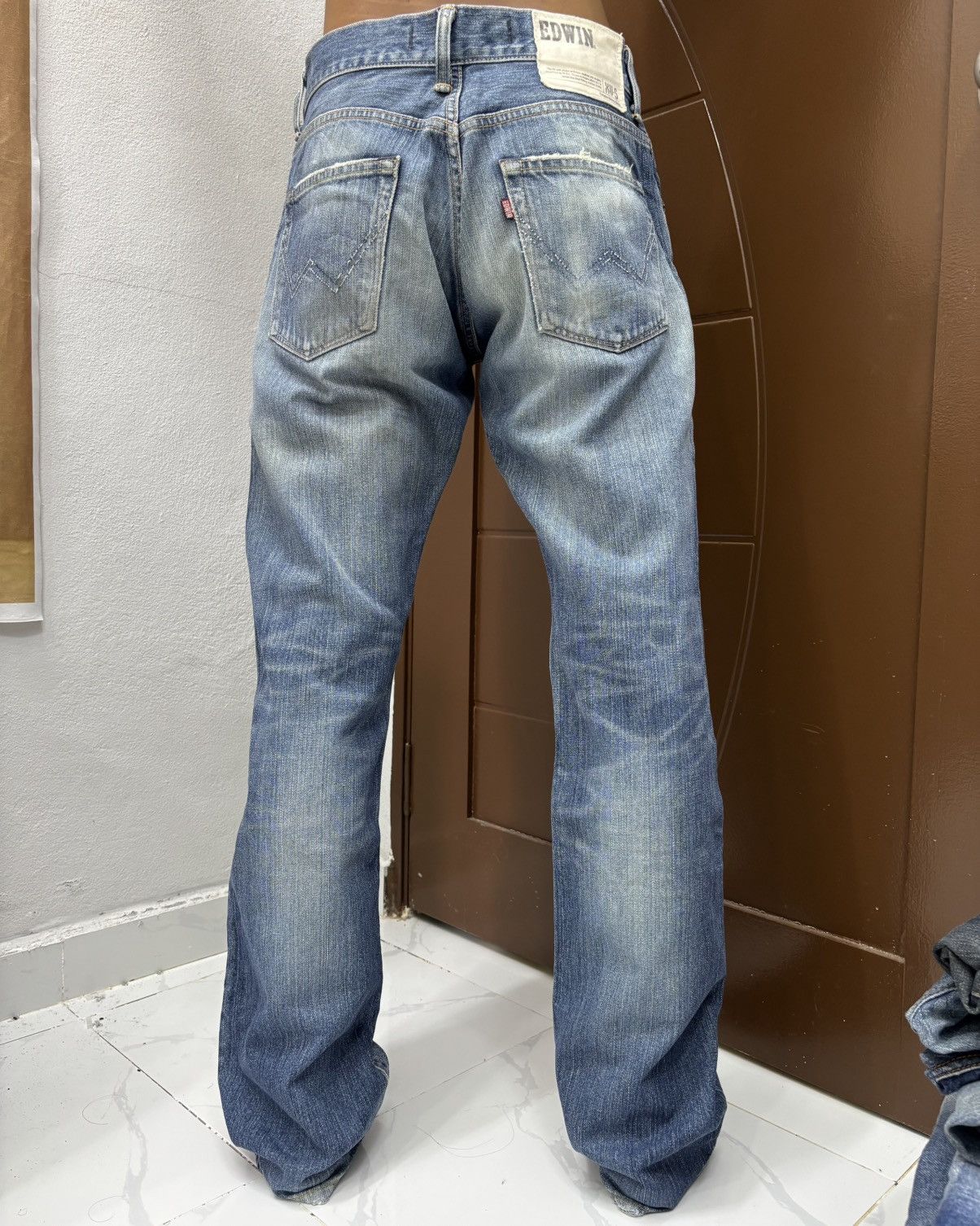 Hysteric Glamour × Undercover Edwin XV-S Claw Mark Japan Distressed Denim Jeans Size US 31 - 14 Thumbnail