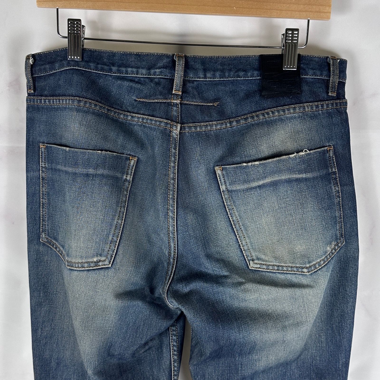 Givenchy Paris Distressed Denim Size US 32 / EU 48 - 9 Thumbnail