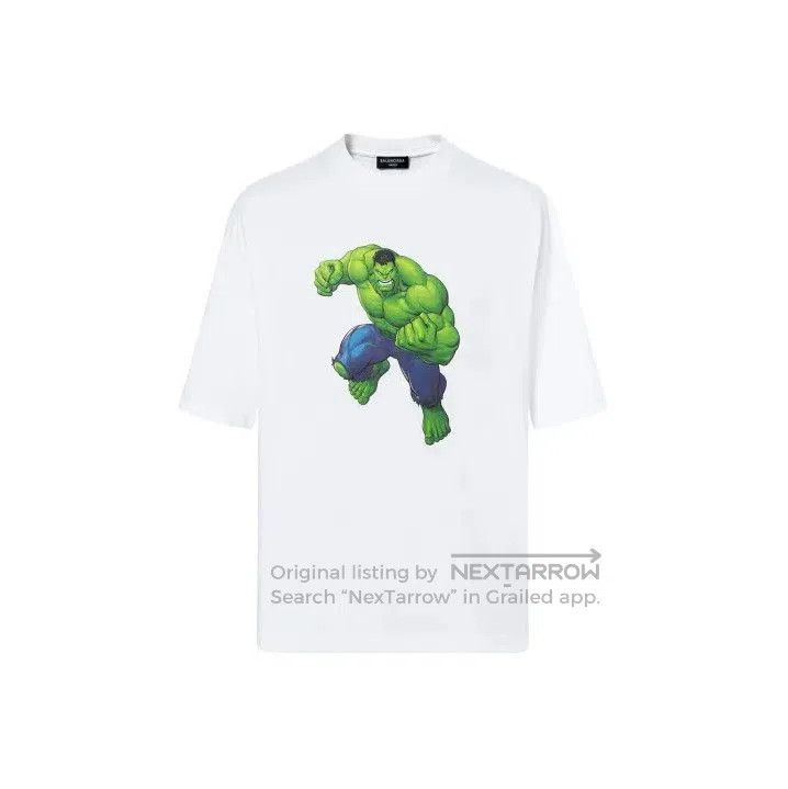 Balenciaga Balenciaga Hulk Print Short Sleeve T. Size US S / EU 44-46 / 1 - 1 Thumbnail