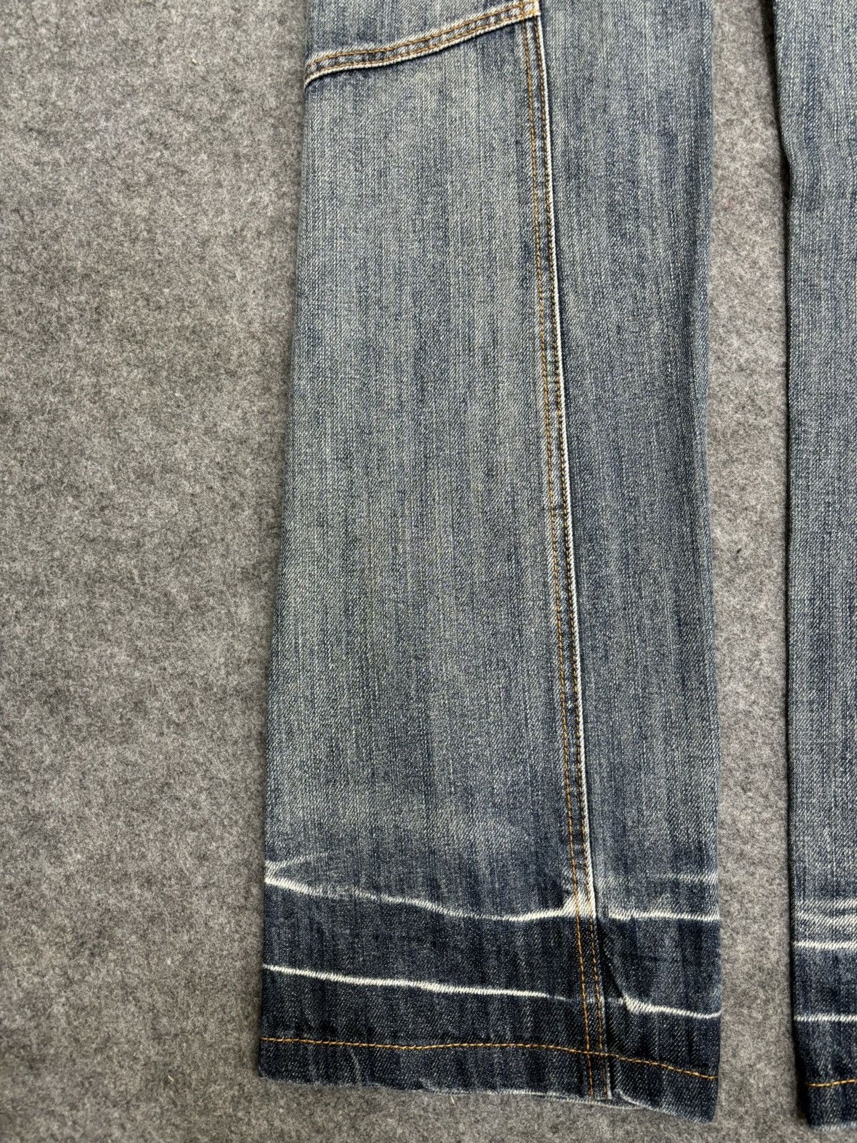 Seditionaries 💥Twsted Leg Double Waist💥Very Rare C.ien Zipper Denim F484 Size US 31 - 10 Thumbnail