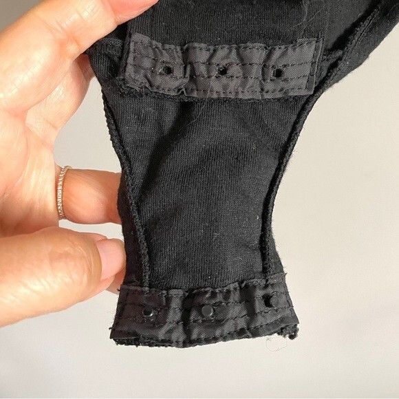 Vintage Vintage Black Sheer Long Sleeve Underwire Bodysuit - 32/XS Size XS / US 0-2 / IT 36-38 - 6 Thumbnail