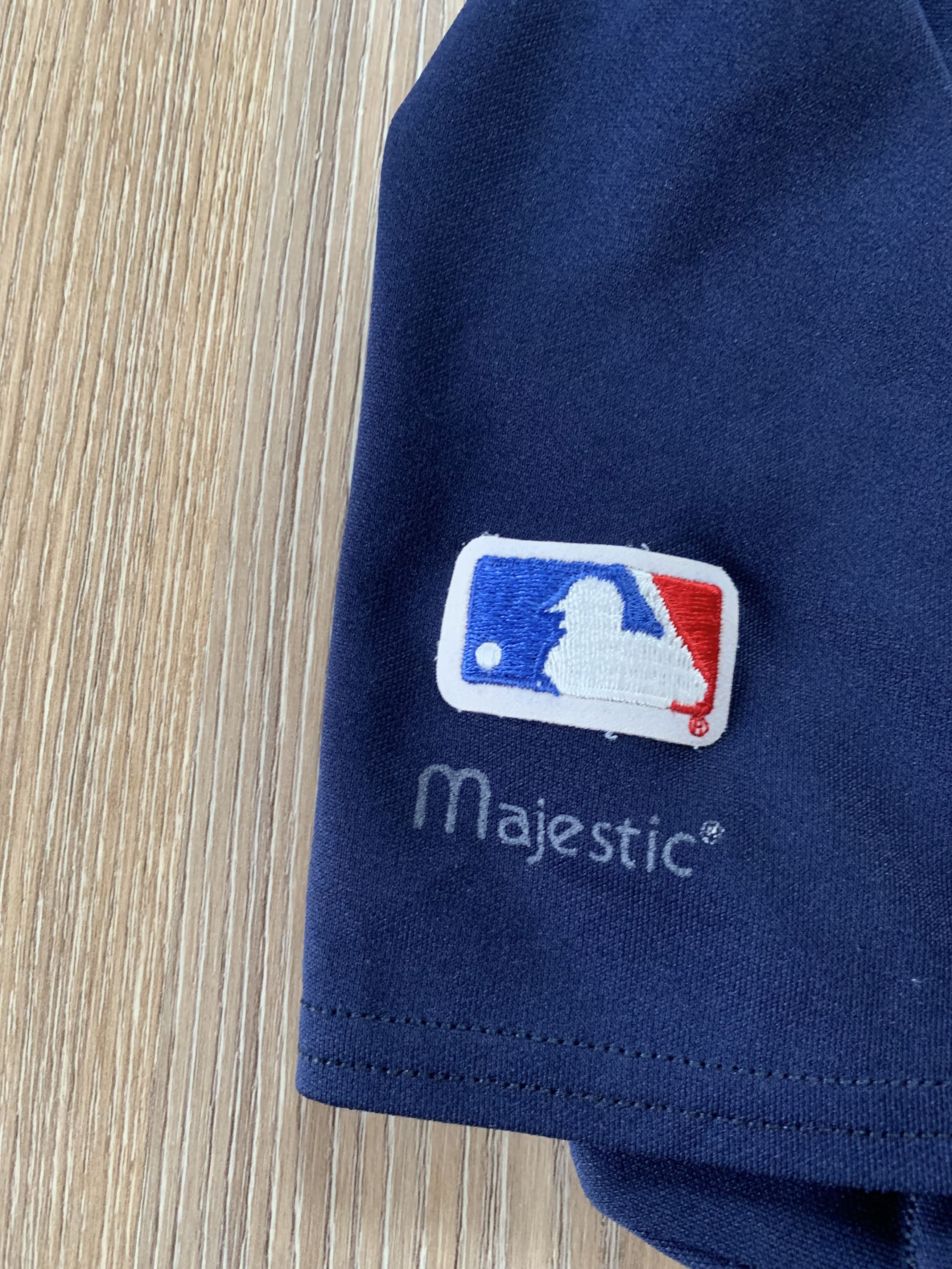 Majestic × Vintage Vintage Majestic New York NY T-Shirt Size US M / EU 48-50 / 2 - 6 Thumbnail