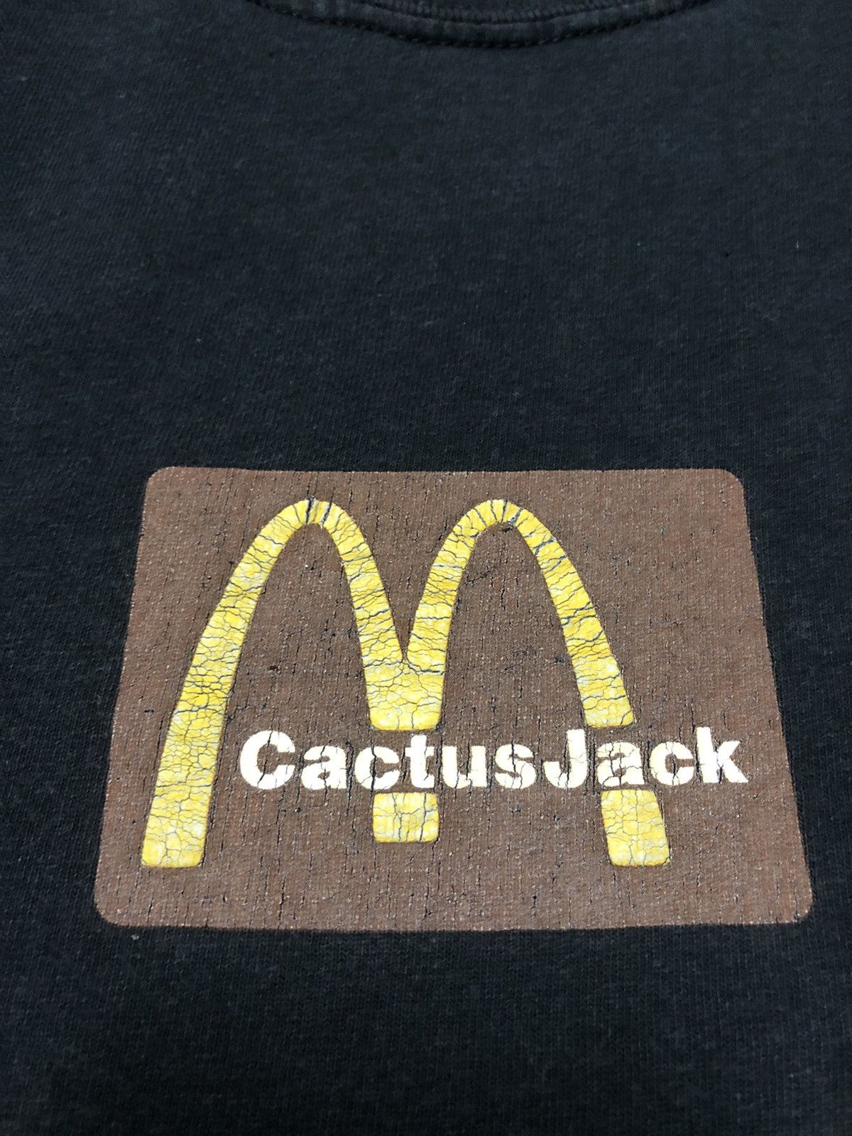 Cactus Plant Flea Market × Vintage Crazy Faded Travis Scot Cactus Jack Mcdonald’s Logo Tshirt Size US L / EU 52-54 / 3 - 7 Thumbnail