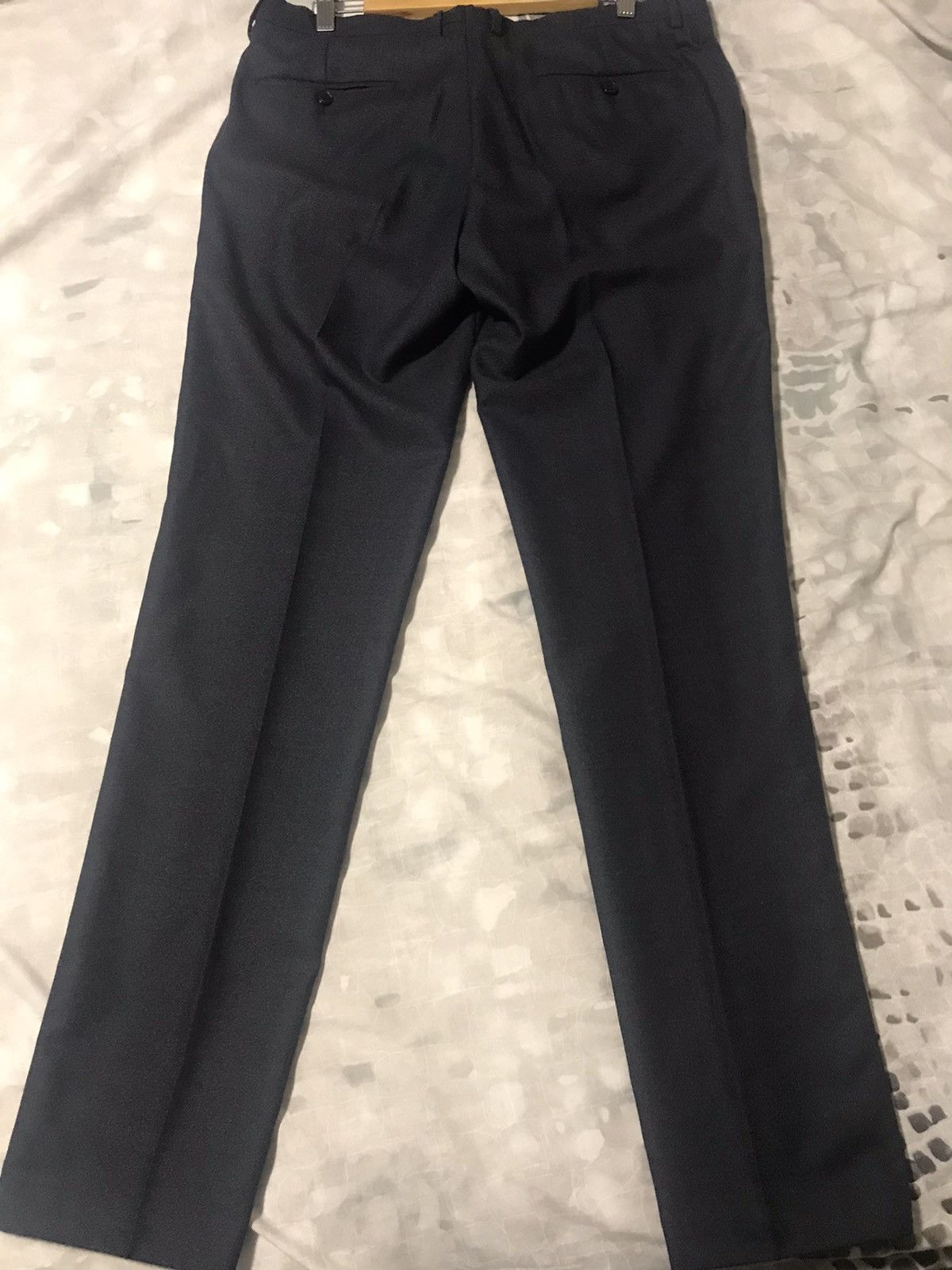 Giorgio Armani Giorgio Armani navy wool/silk trousers Size US 34 / EU 50 - 3 Thumbnail