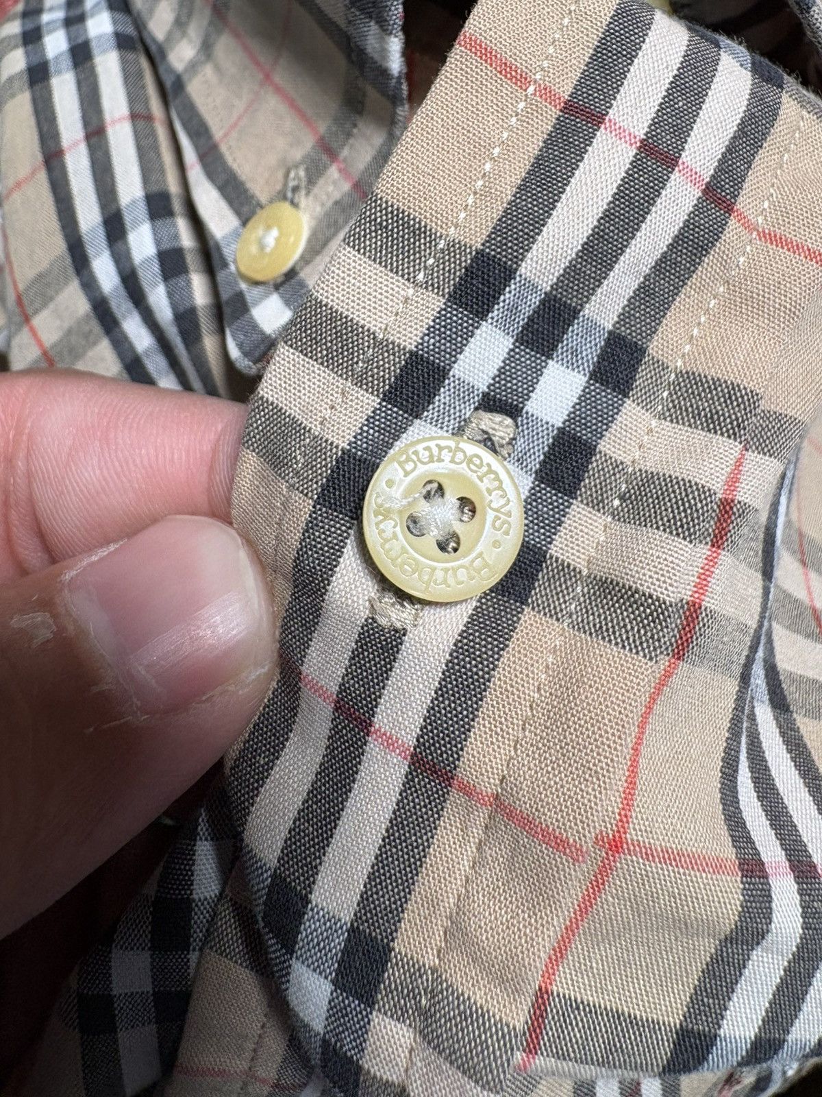 Burberry Vintage Burberrys Nova Check Shirt Size L 41 Archive 90s Size US XS / EU 42 / 0 - 8 Thumbnail