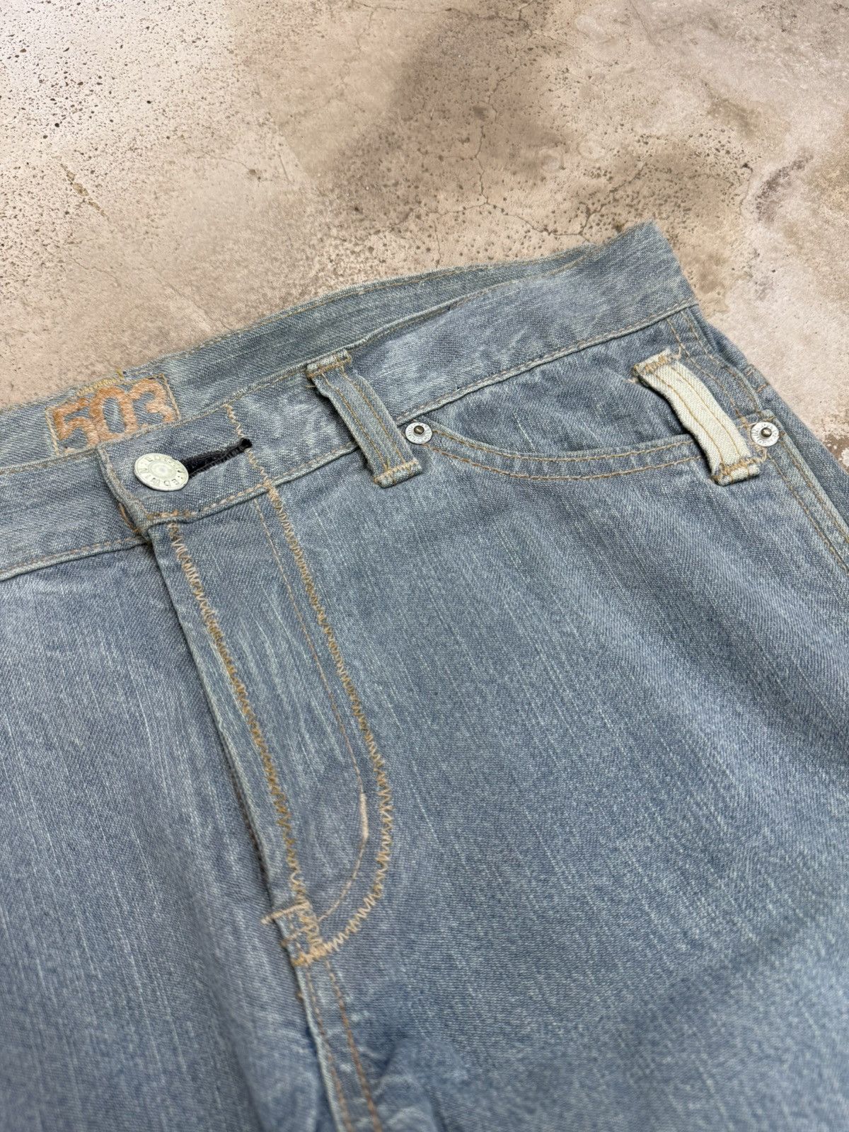 Edwin Miss 503 Edwin Light Washed Flare Unisex Denim Pants Size 30" / US 8 / IT 44 - 8 Thumbnail