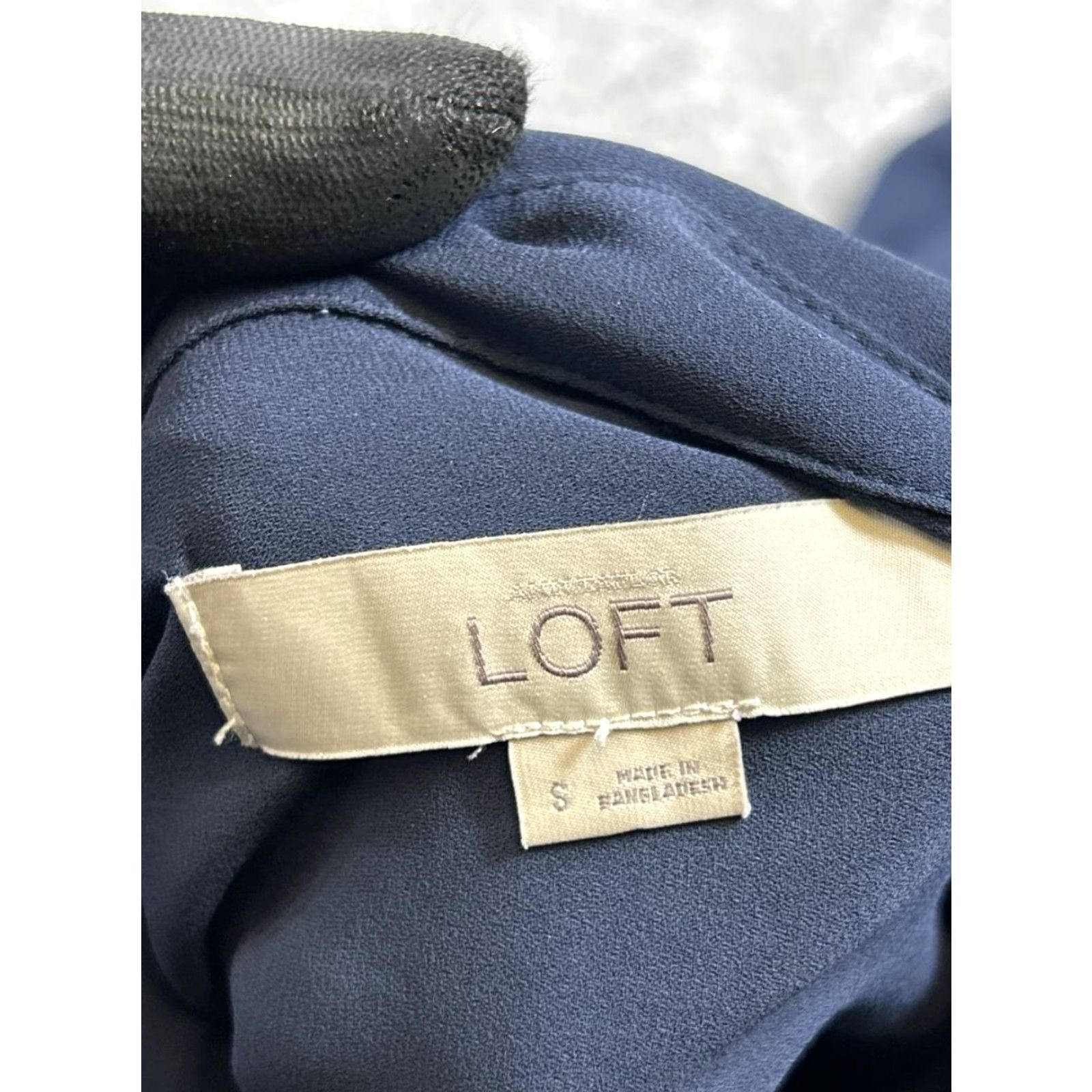 Loft Loft Shirt Womens Small Blue Button Up Size S / US 4 / IT 40 - 3 Thumbnail