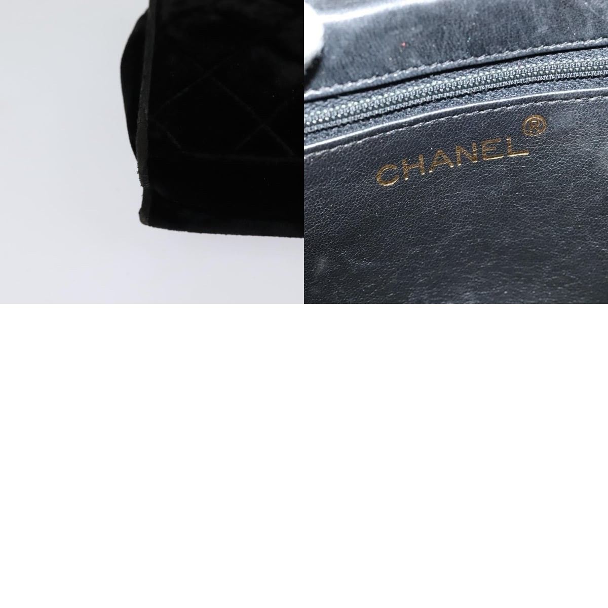 Chanel Chanel Matelasse Camellia Chain Shoulder Bag Velour Size ONE SIZE - 6 Thumbnail