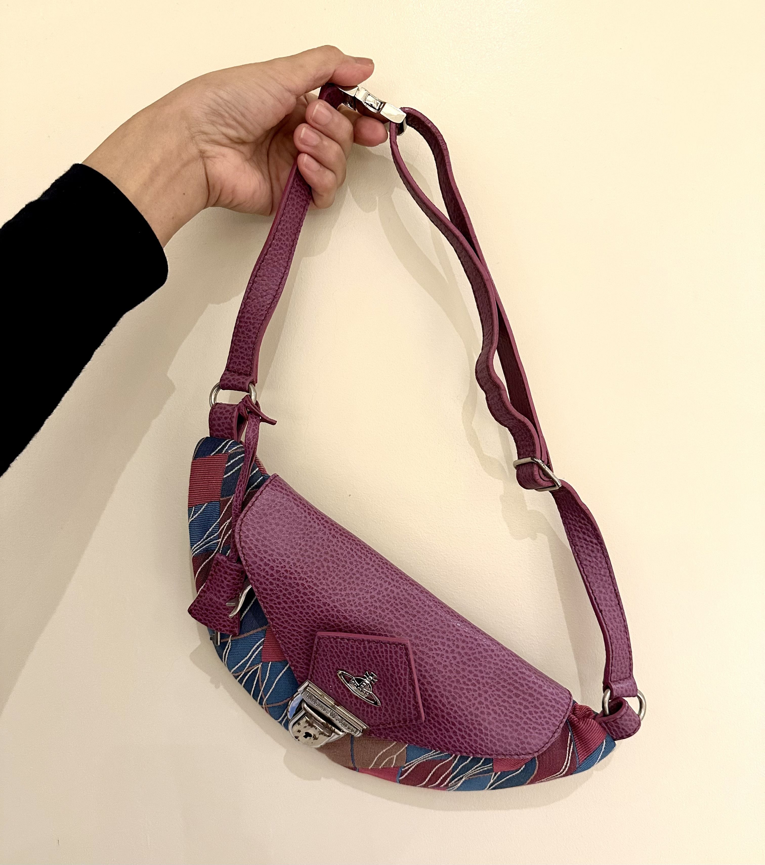 Vivienne Westwood Tartan Argyle Patterned Beltbag - Blue/Pink Size ONE SIZE - 2 Thumbnail