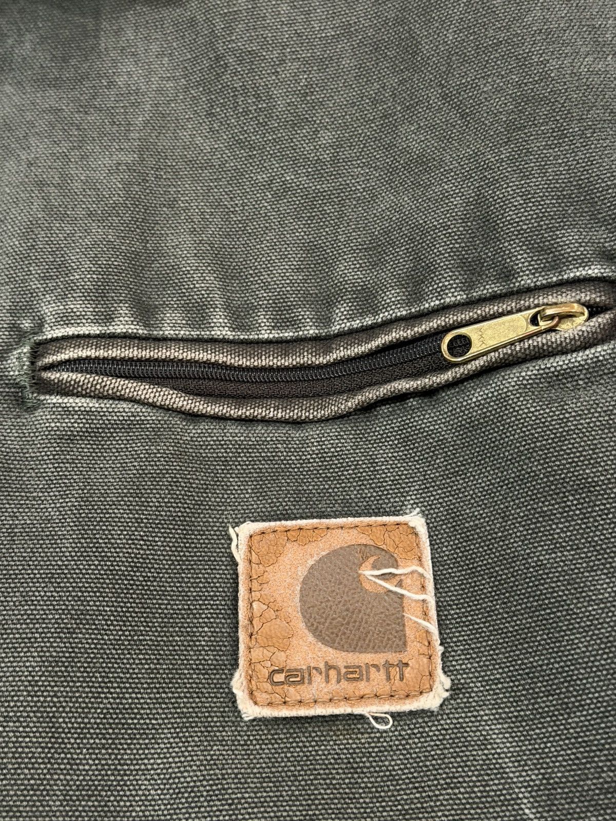 Carhartt Vintage 2001 Carhartt Detroit Jacket J97MOS MossGreen XL USA Size US XL / EU 56 / 4 - 10 Thumbnail