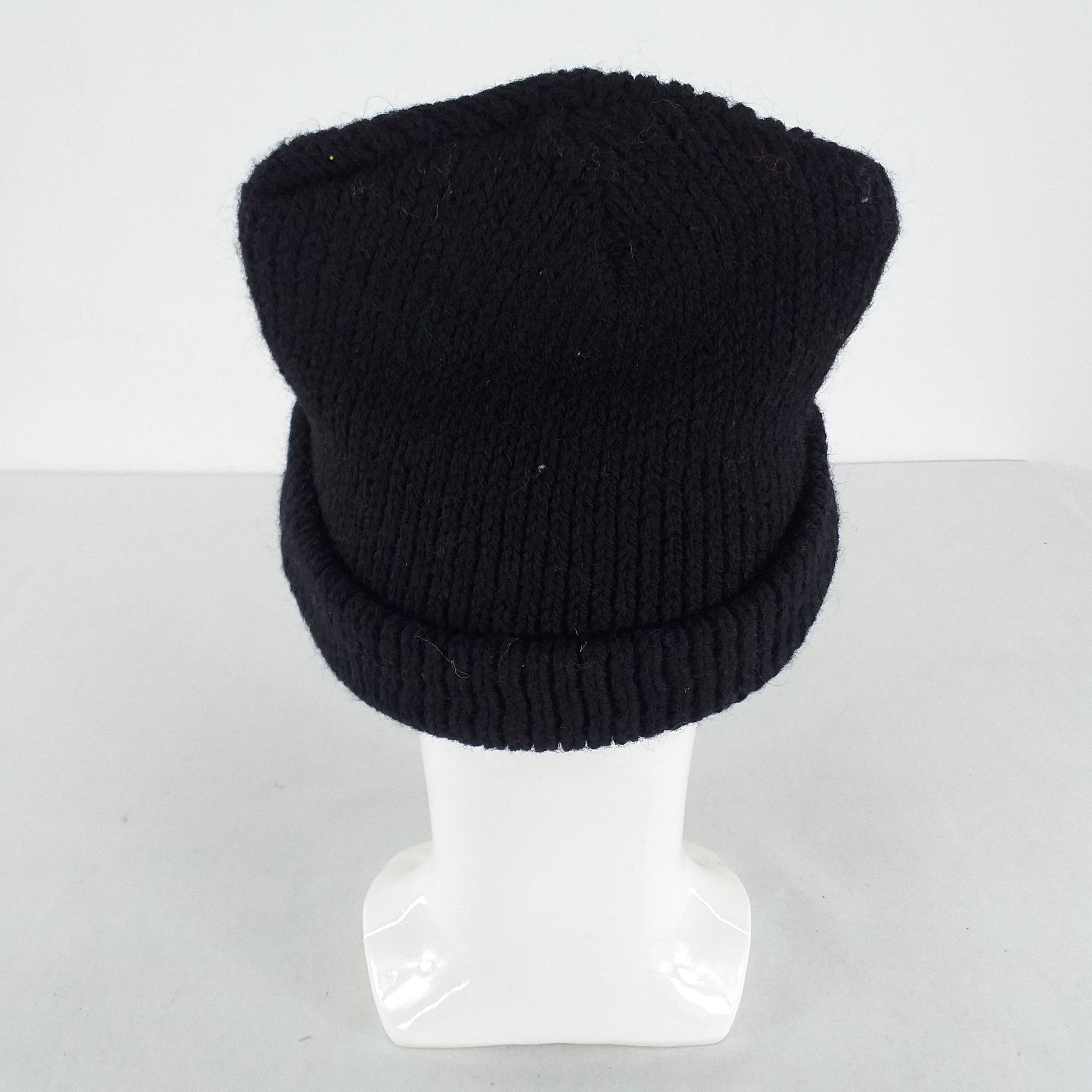 Vintage Vintage Plain Snow Cap Hat Beanie -BN325 Size ONE SIZE - 2 Thumbnail