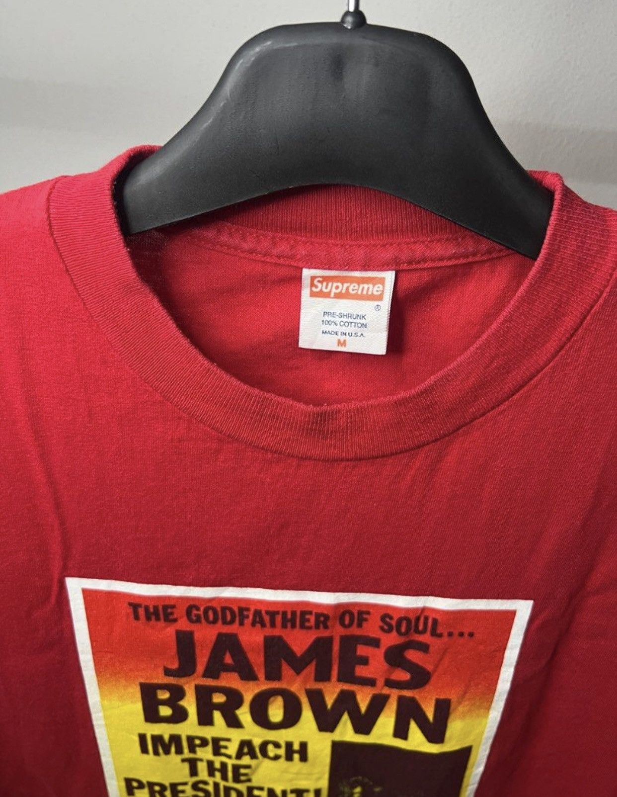 Band Tees Vintage y2k Supreme James Brown 2006 The Godfather Of Soul Size US M / EU 48-50 / 2 - 4 Thumbnail