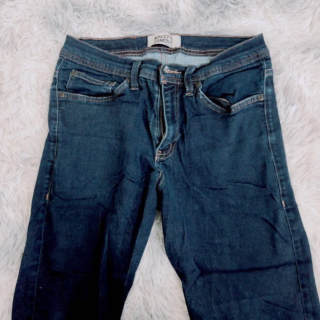 Naked & Famous Naked & Famous Dark Blue Denim (Stretch) Size US 28 / EU 44 - 7 Thumbnail