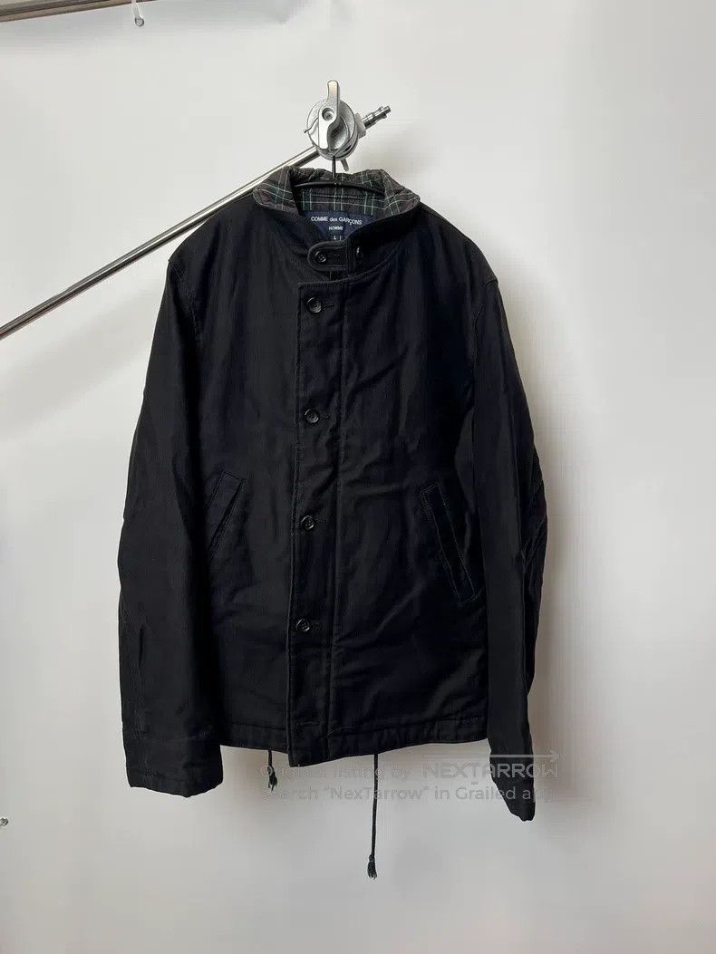 Comme des Garcons Comme Des Garcons Corduroy stand-up collar checkered jacke Size L / US 10 / IT 46 - 2 Thumbnail