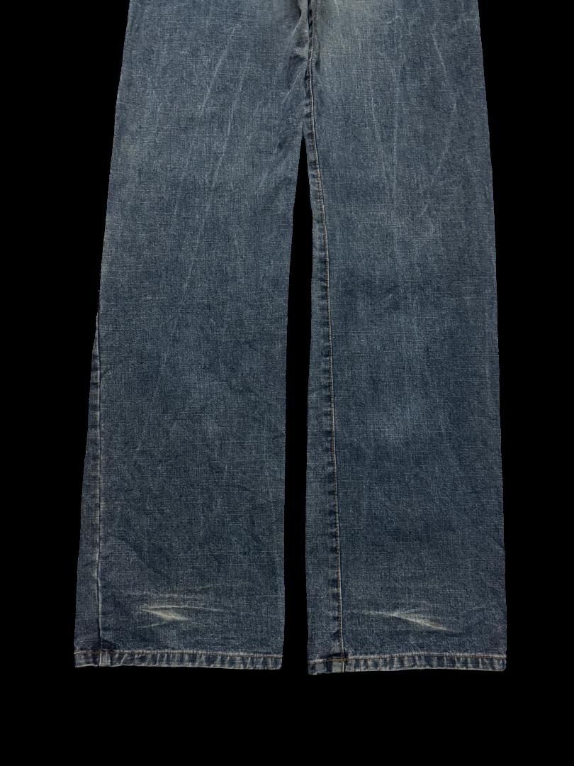 BAGGY 90s Rica Lewis Designer Sick Mudwash Distres Dark Jean
