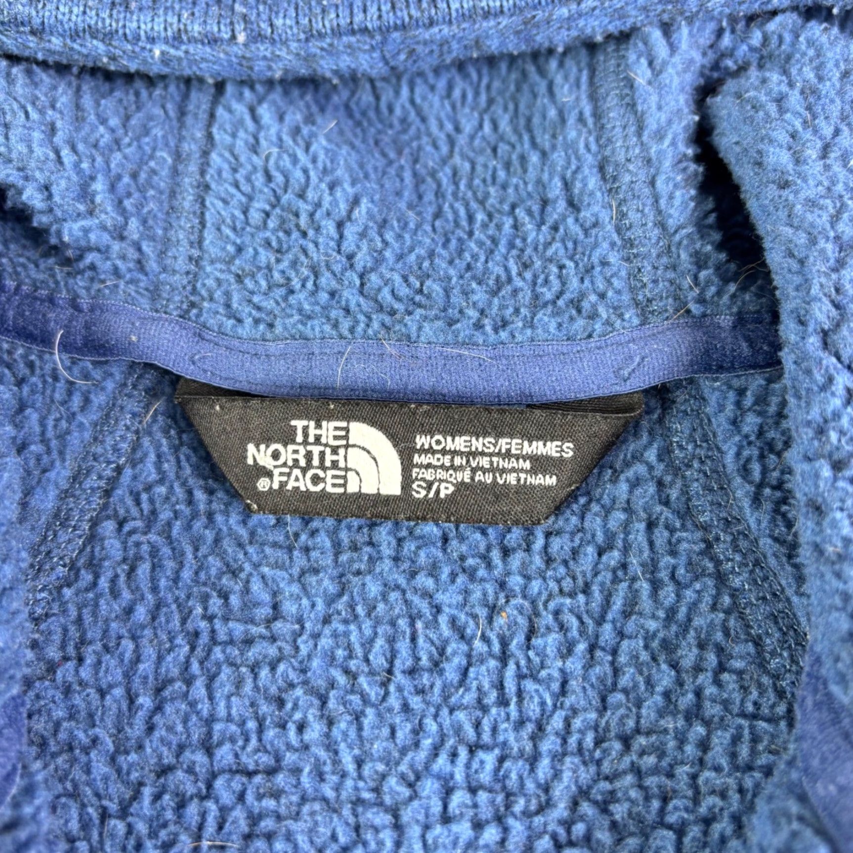 The North Face The North Face Crescent Hooded Fleece Jacket Blue Heather Full Zip S Womens Jacket Blue Crescent 80s Vintage? Size S / US 4 / IT 40 - 6 Thumbnail