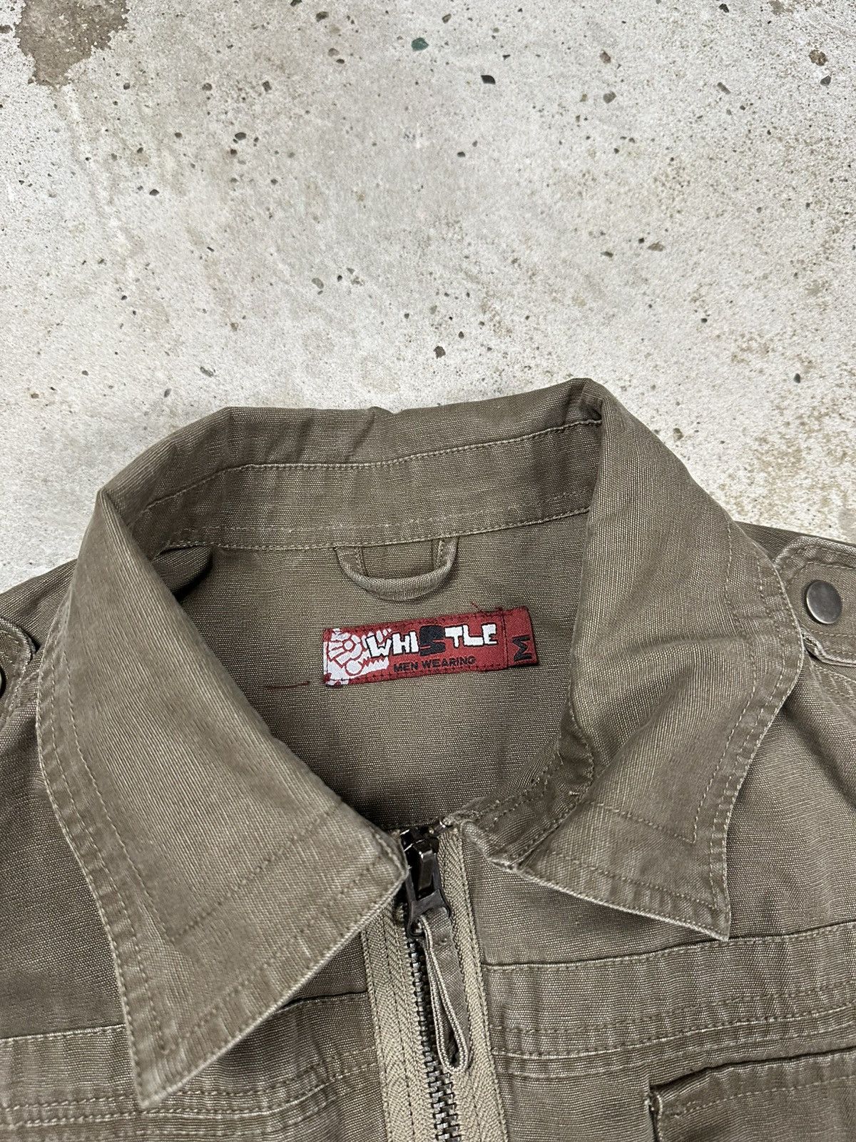 Vintage Vintage Y2K Brown Utility Army Military Style Jacket usa 90s Size US M / EU 48-50 / 2 - 9 Thumbnail