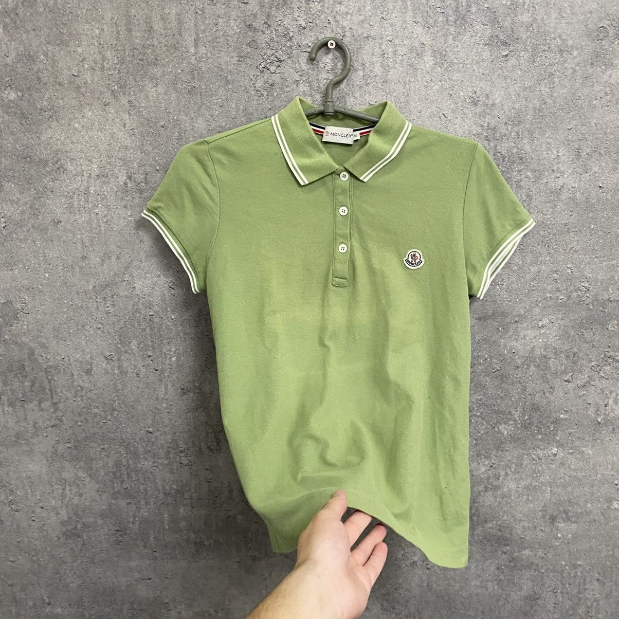 Moncler Moncler Polo T-shirt Size US S / EU 44-46 / 1 - 2 Thumbnail