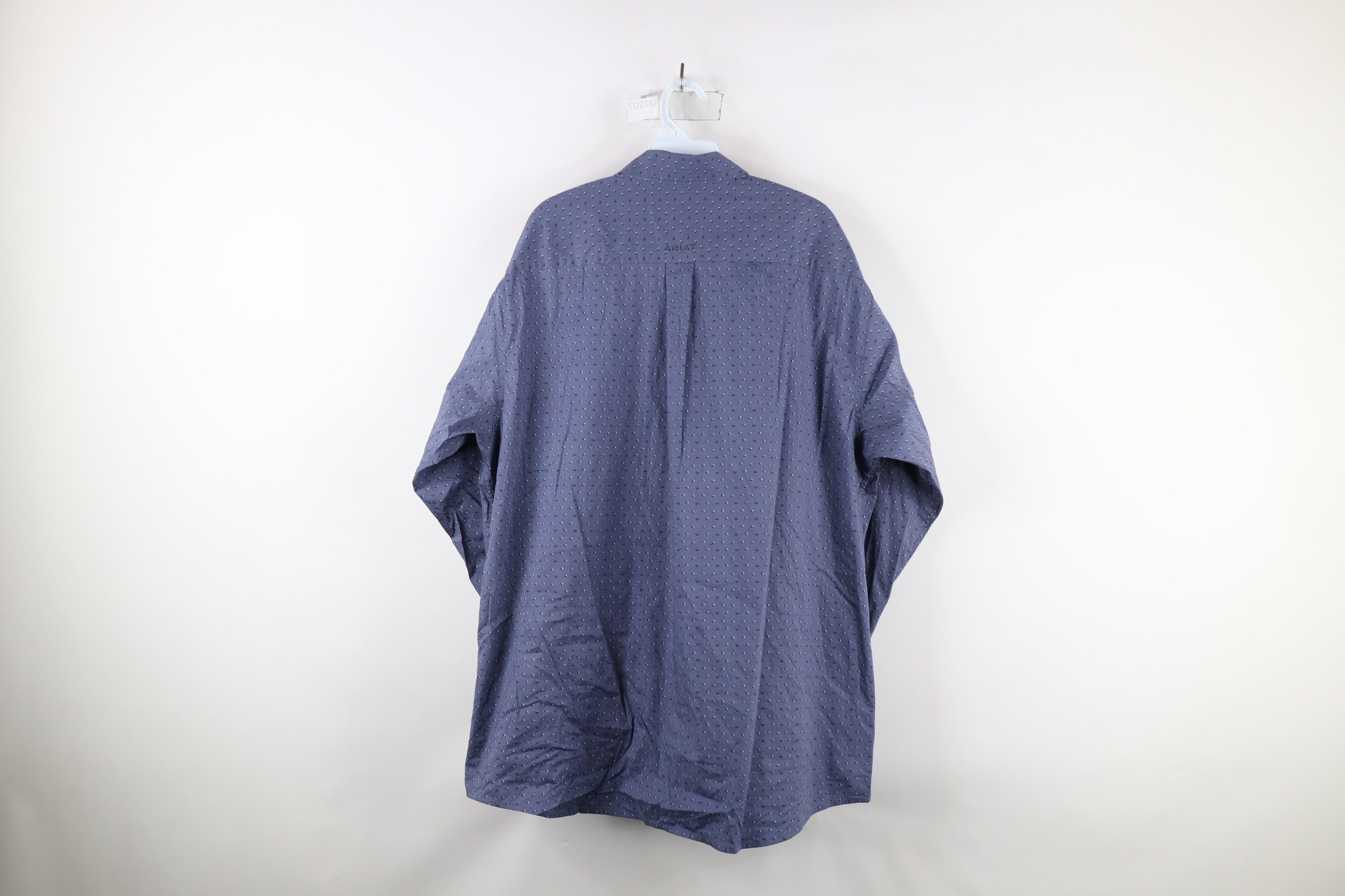 Ariat × Vintage Ariat All Over Print Stretch Collared Button Down Shirt Size US XL / EU 56 / 4 - 9 Thumbnail
