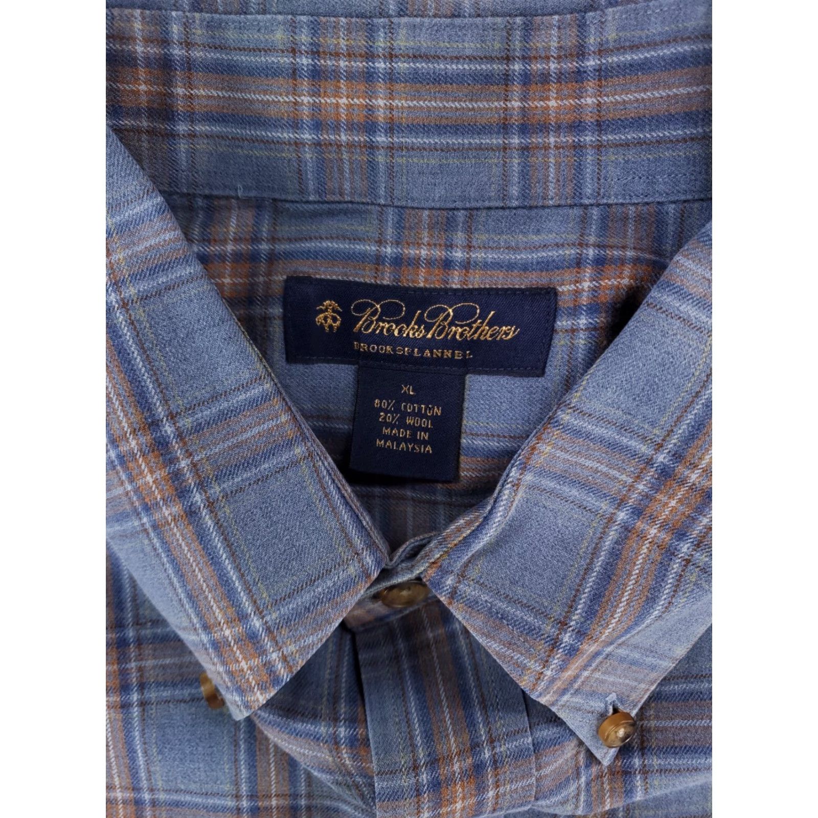 Brooks Brothers **Brooks Brothers Blue Plaid Button-Down Shirt XL Men** User: Brooks Brothers Blue Plaid Button-Down Shirt XL Men Size US XL / EU 56 / 4 - 2 Thumbnail