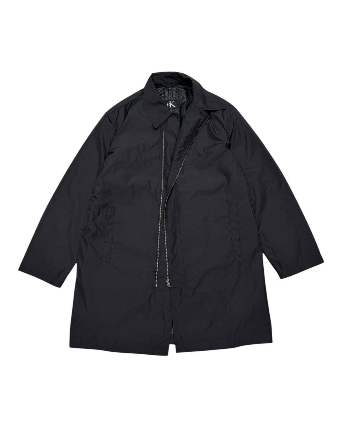 Calvin Klein × Yohji Yamamoto RARE🔥YOHJI YS FOR MEN OVERCOAT INSPIRE DESIGN BY C.KLEIN Size US M / EU 48-50 / 2 - 1 Thumbnail