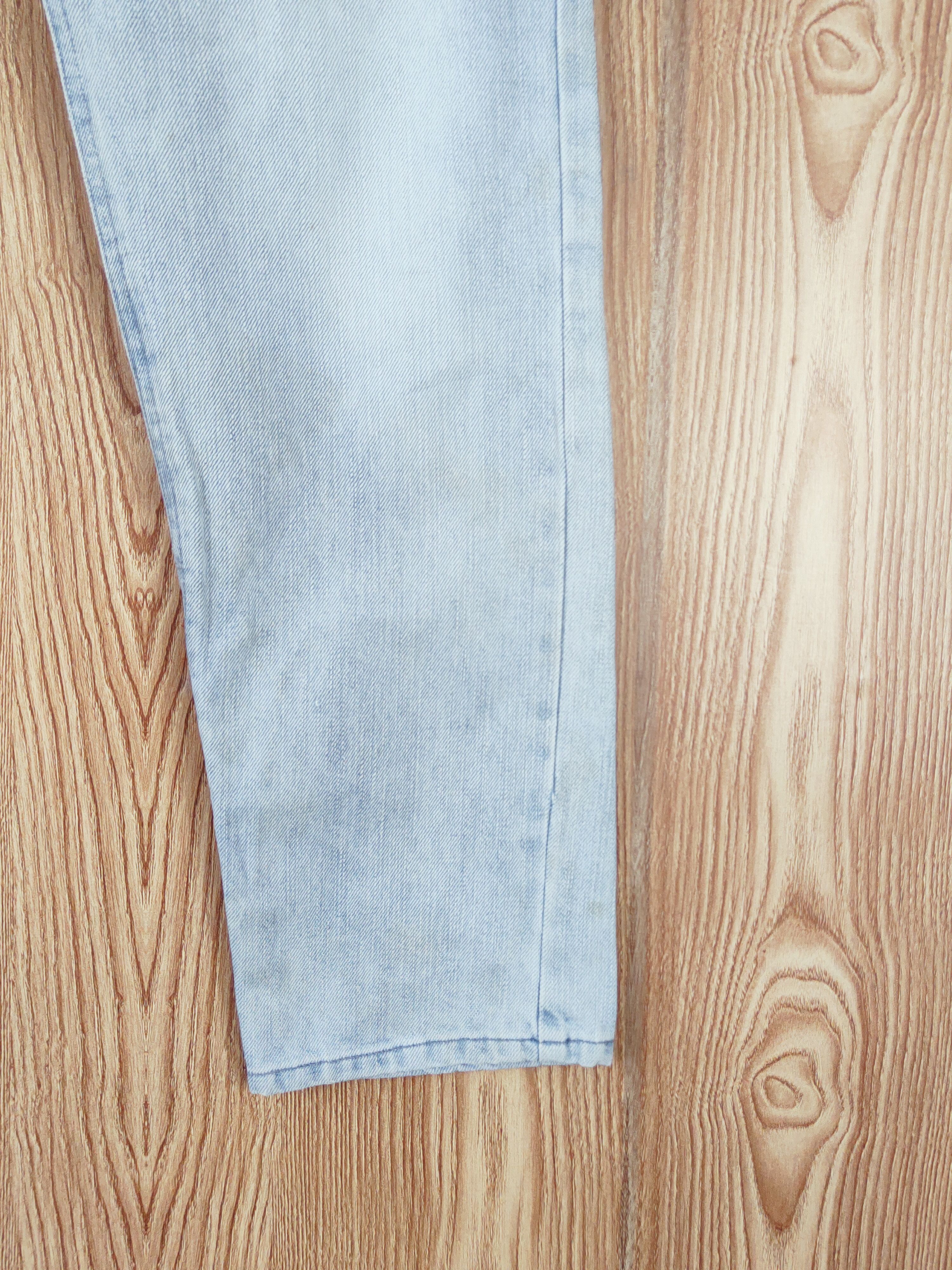 Japanese Brand One Way Blue Faded Distressed Ripped Jeans #W691 Size US 27 - 6 Thumbnail