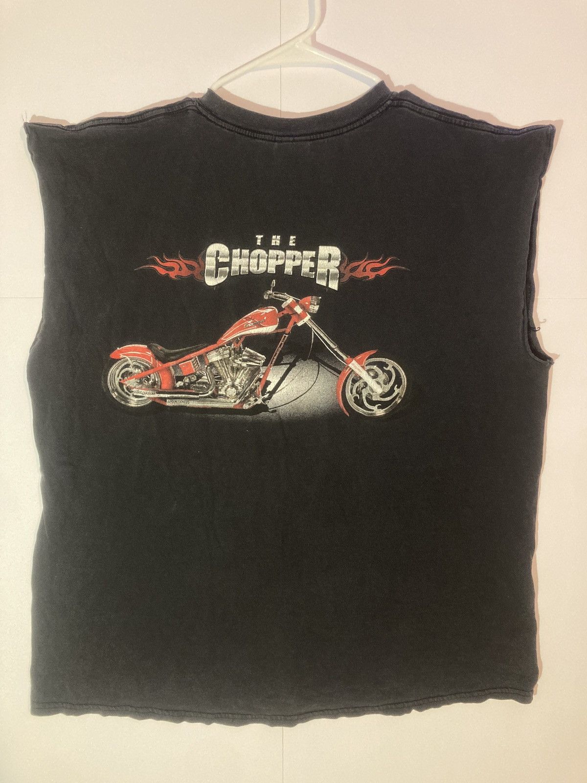 Vintage Vintage Snap-on The Chopper Motorcycle Sleeveless Shirt Size US XL / EU 56 / 4 - 1 Thumbnail