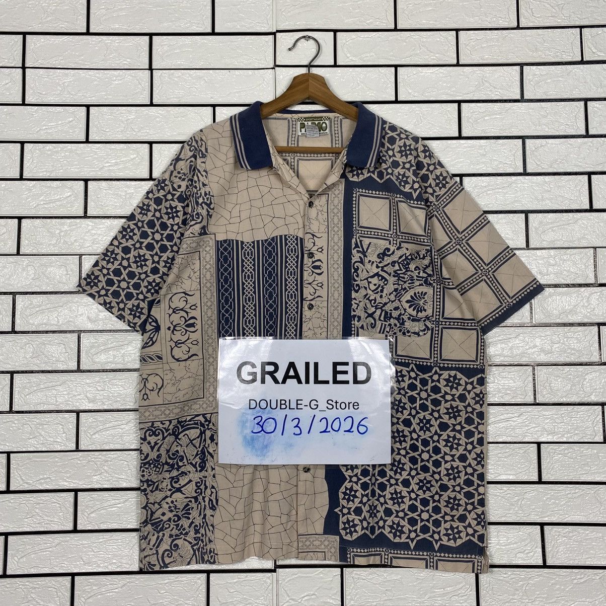 Japanese Brand Sportswear Parco Shirt Button Jacket Navajo Full Print Size US L / EU 52-54 / 3 - 1 Thumbnail