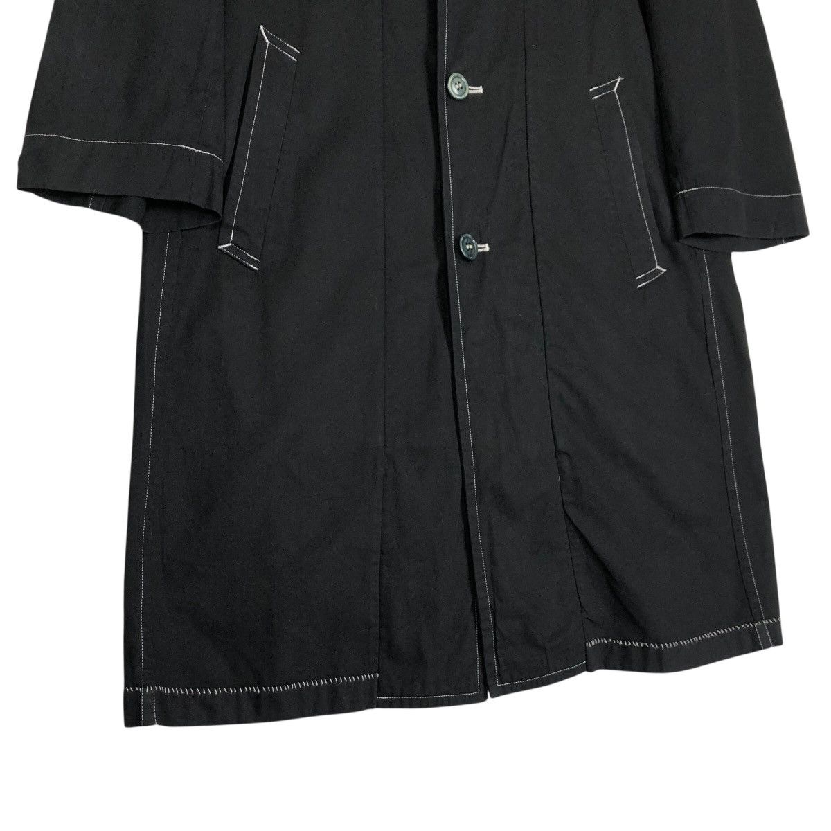 Comme des Garcons Homme Comme Des Garcons Homme S/S 1998 Rope Stitching Car Coat Size US M / EU 48-50 / 2 - 8 Thumbnail
