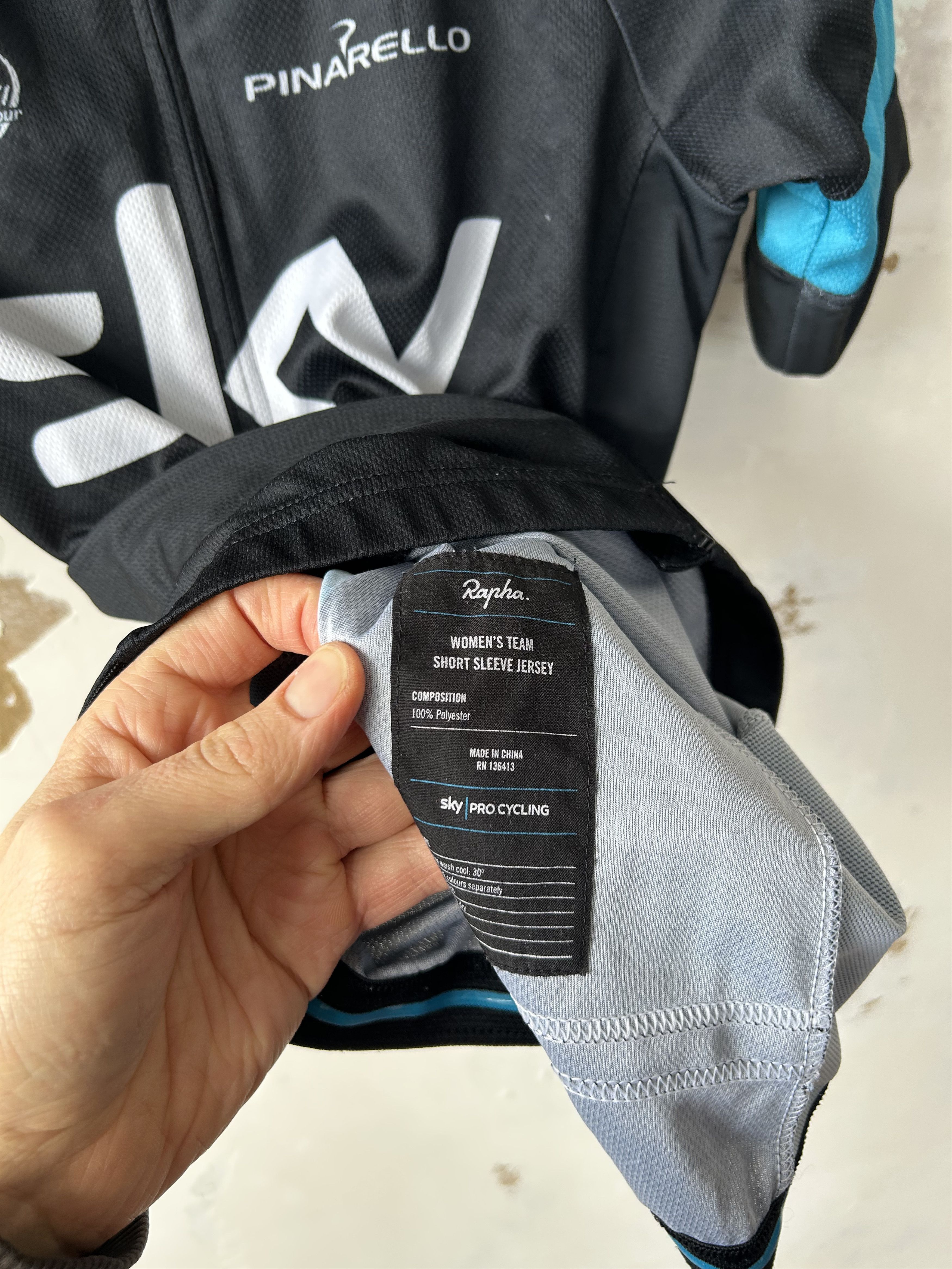 Rapha Rapha Sky Pro Cycling Women’s Team Jersey Size S Size S / US 4 / IT 40 - 5 Thumbnail