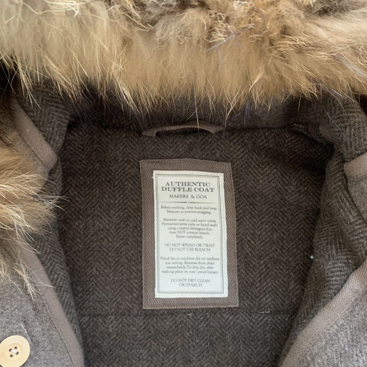 GOA Archives Goa Authentic Duffle Raccoon Fur Coat Size US S / EU 44-46 / 1 - 6 Thumbnail